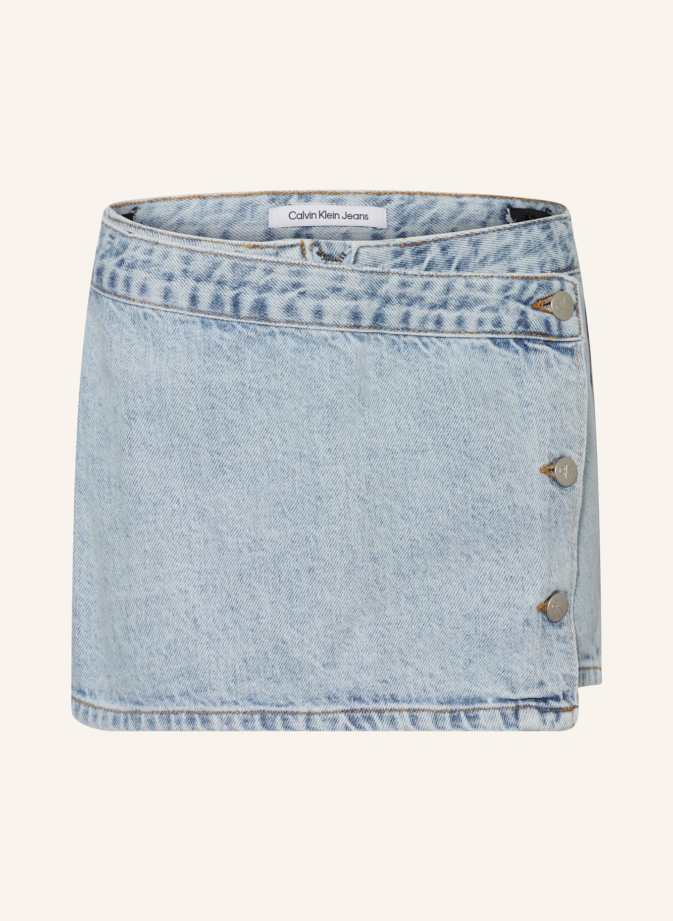 Calvin Klein Spódnico-spodnie jeansowe POWDER, Kolor: JASNONIEBIESKI (Obrazek 1)