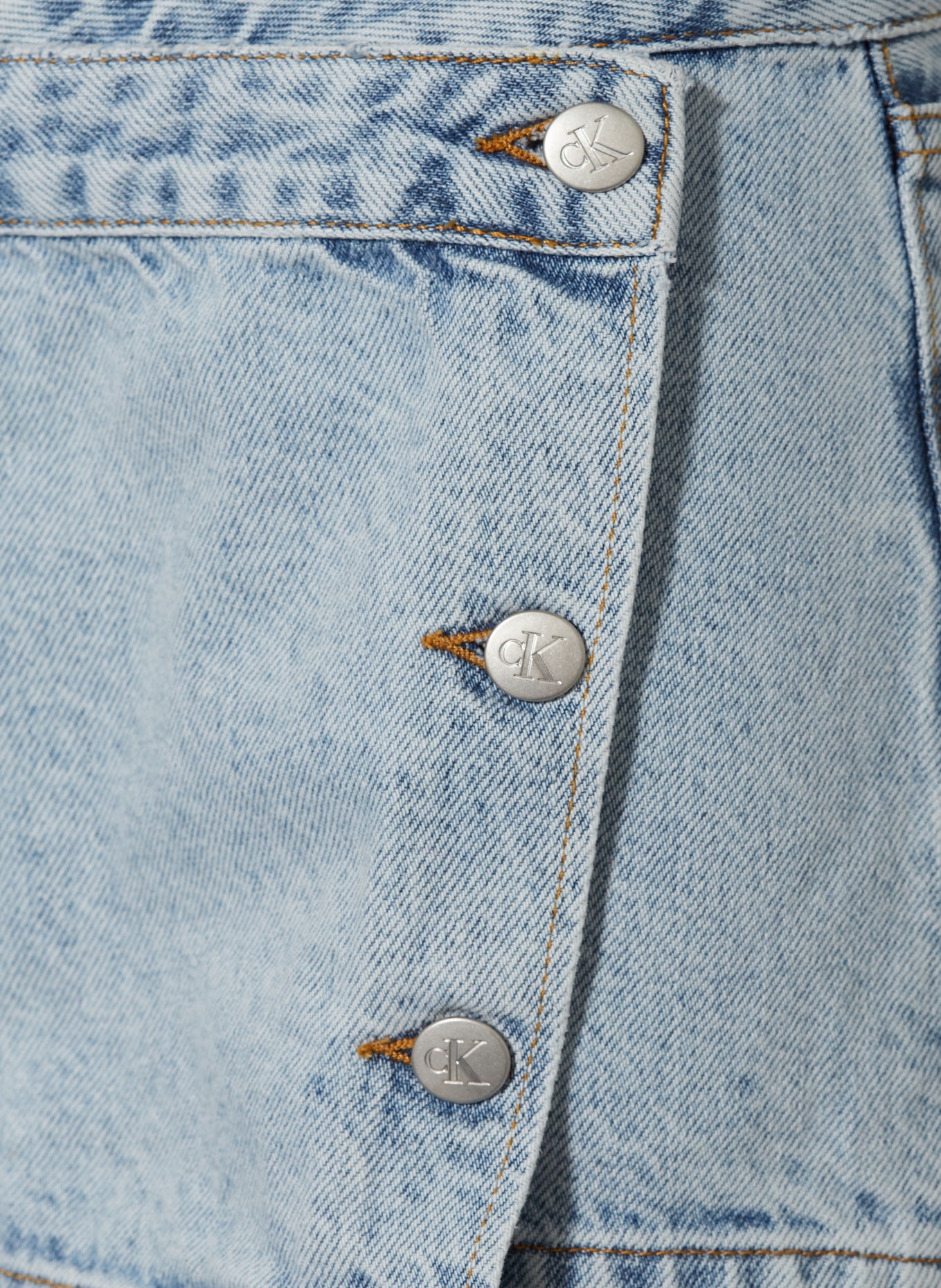 Calvin Klein Jeansskort POWDER, Farbe: HELLBLAU (Bild 3)