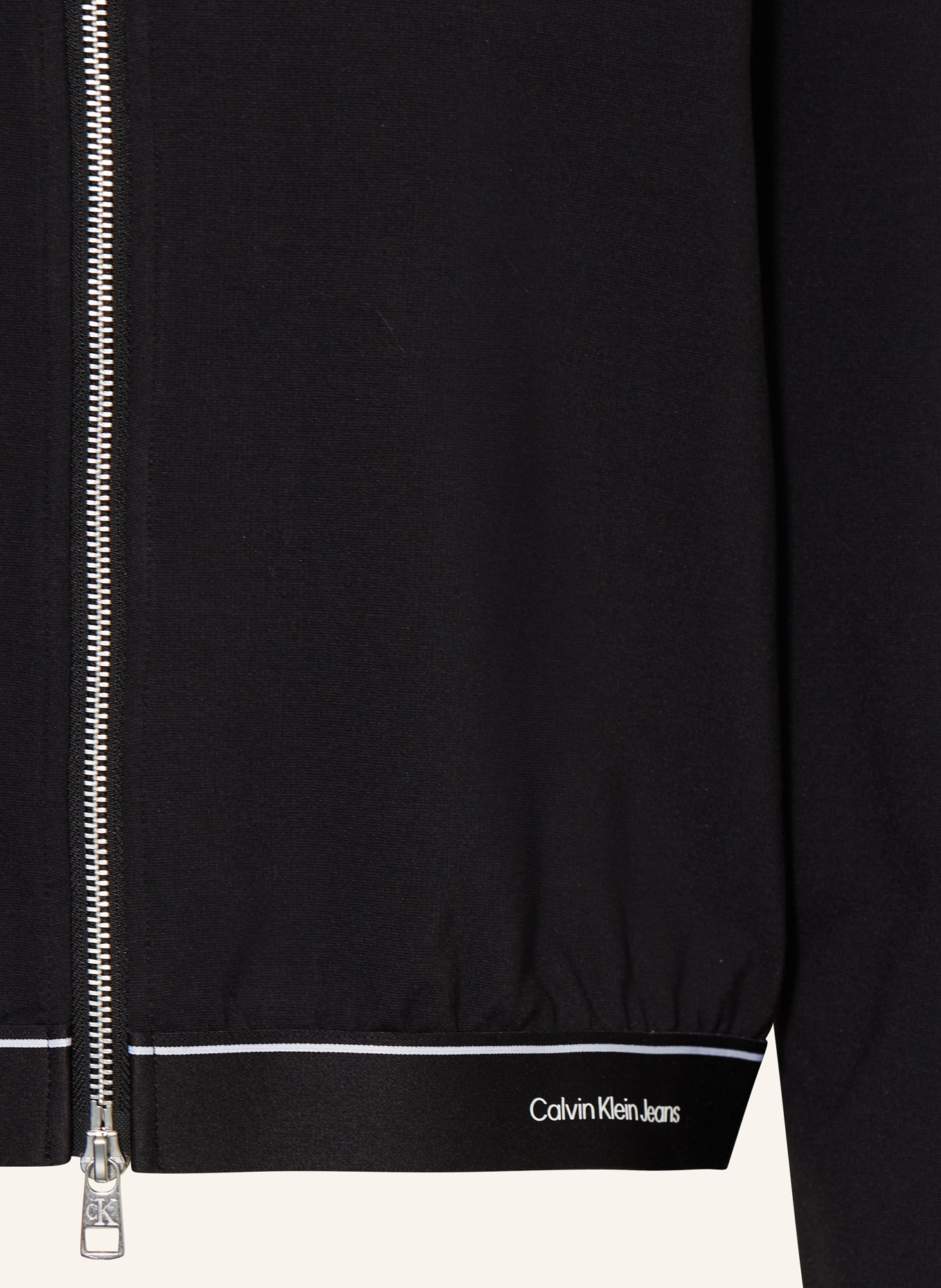 Calvin Klein Mikinová bunda, Barva: ČERNÁ (Obrázek 3)