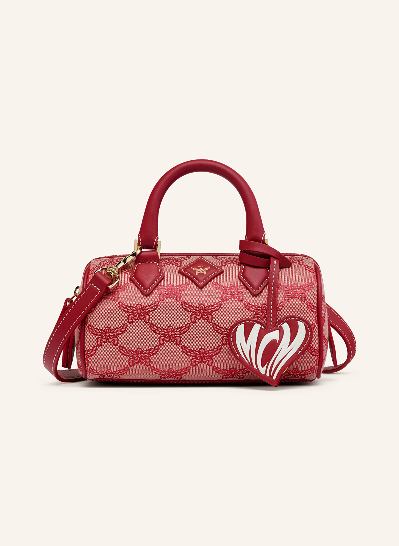MCM Handbag ELLA BOSTON MINI, Color: X0001 VALENTINE RED (Image 1)