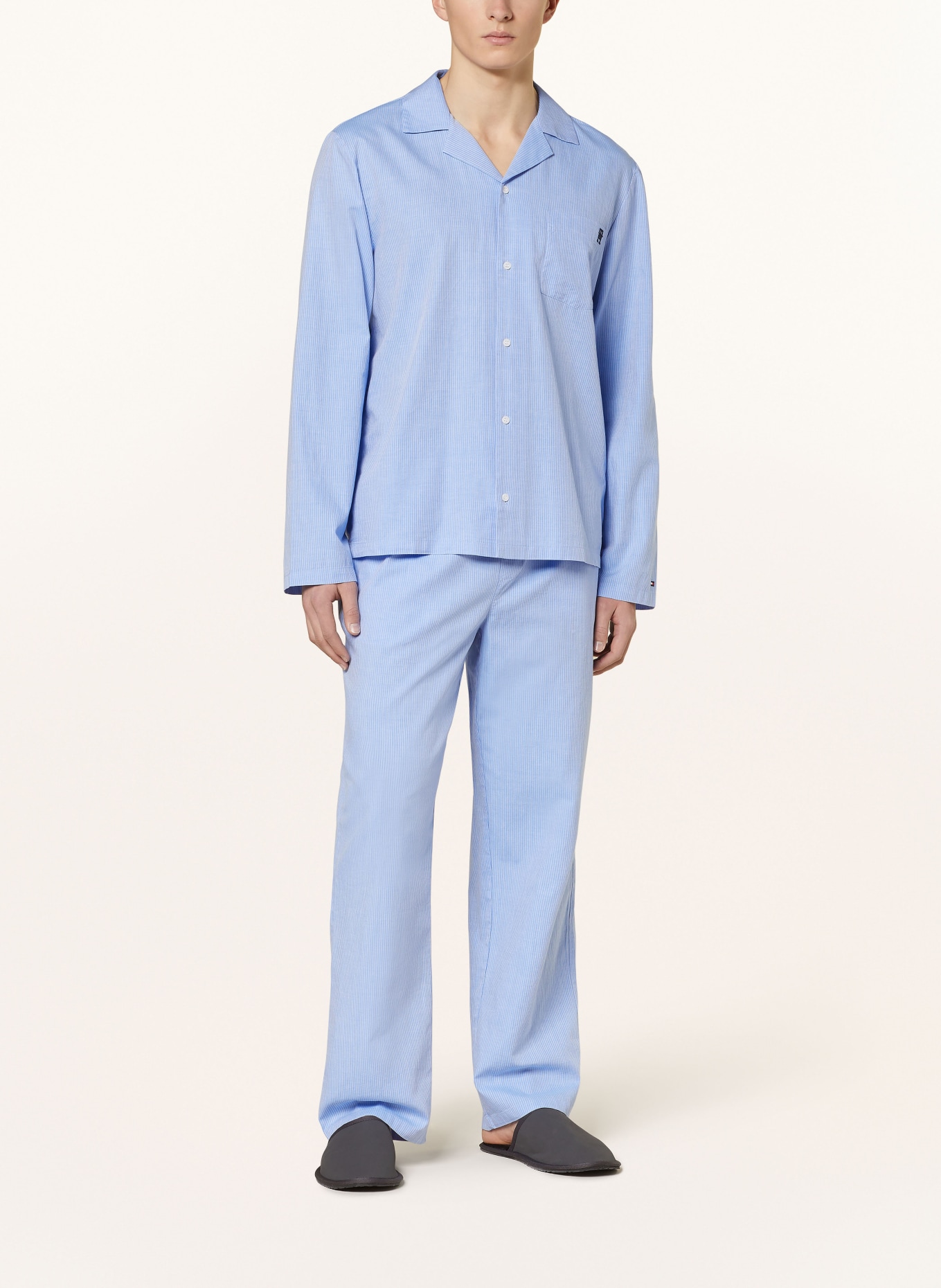 TOMMY HILFIGER Pajama shirt, Color: LIGHT BLUE (Image 2)