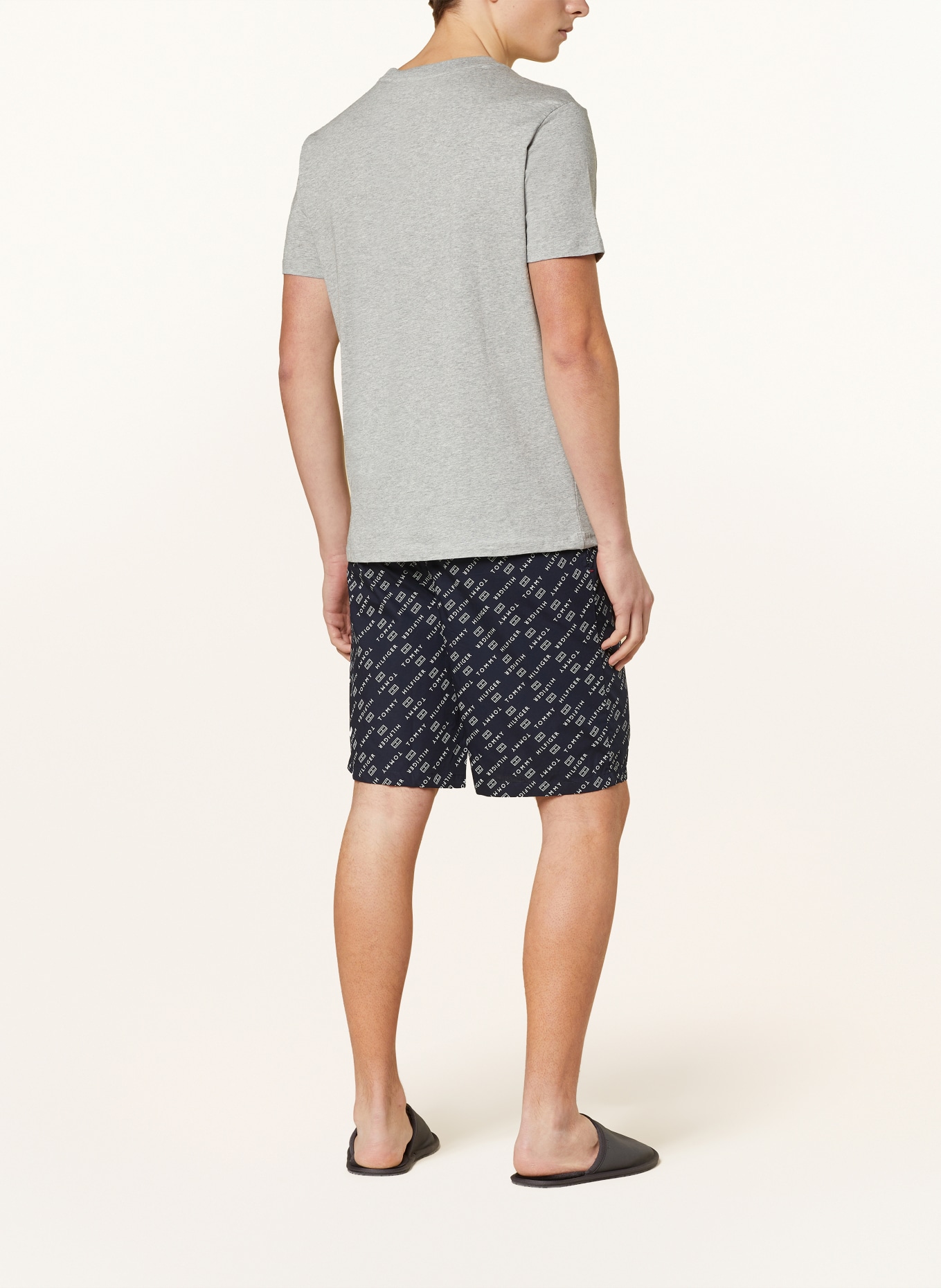 TOMMY HILFIGER Shorty pajamas, Color: GRAY/ BLUE/ WHITE (Image 3)