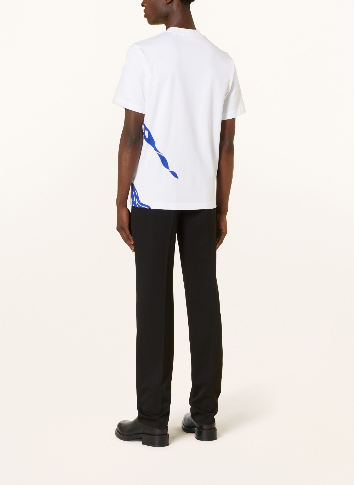 BURBERRY T-shirt, Color: WHITE/ BLUE (Image 3)