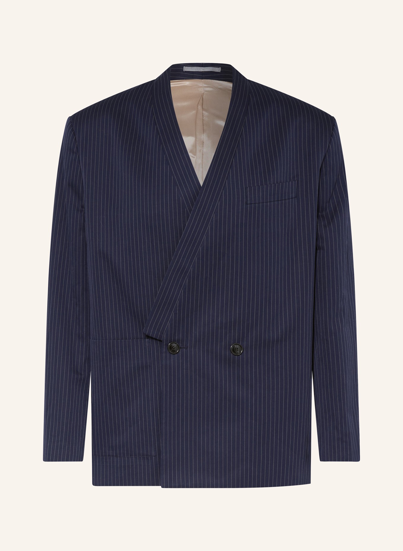 KENZO Tailored jacket regular fit, Color: DARK BLUE/ BEIGE (Image 1)