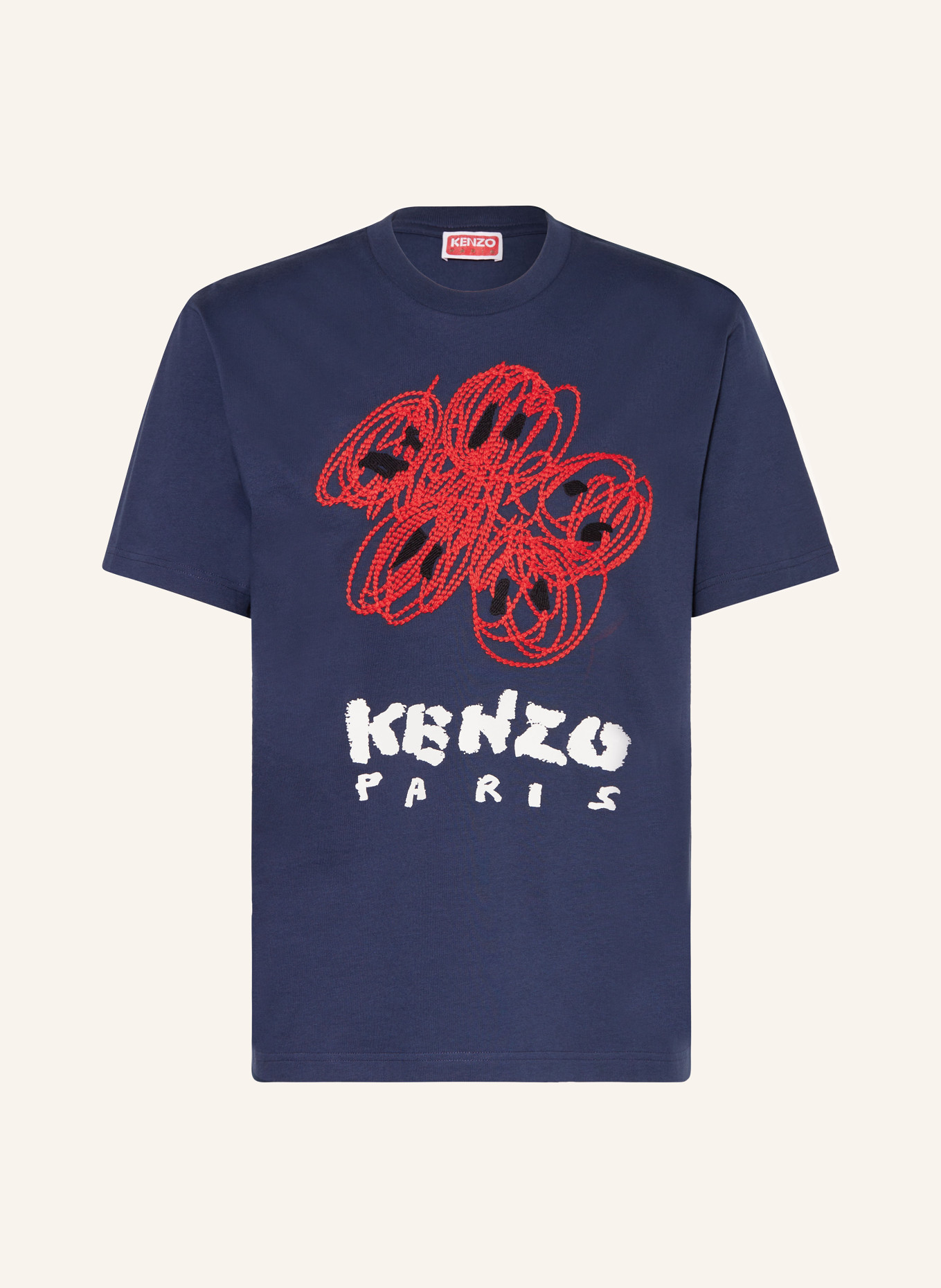 KENZO T-shirt, Color: DARK BLUE/ RED/ WHITE (Image 1)