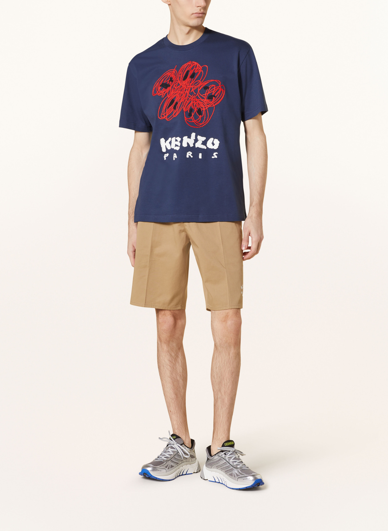 KENZO T-shirt, Color: DARK BLUE/ RED/ WHITE (Image 2)