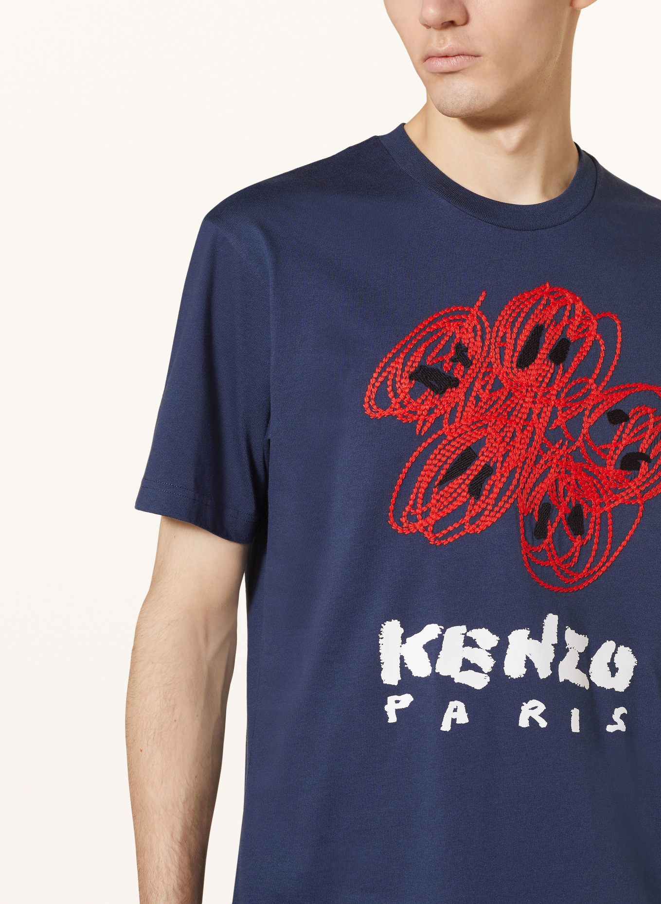 KENZO T-shirt, Color: DARK BLUE/ RED/ WHITE (Image 4)