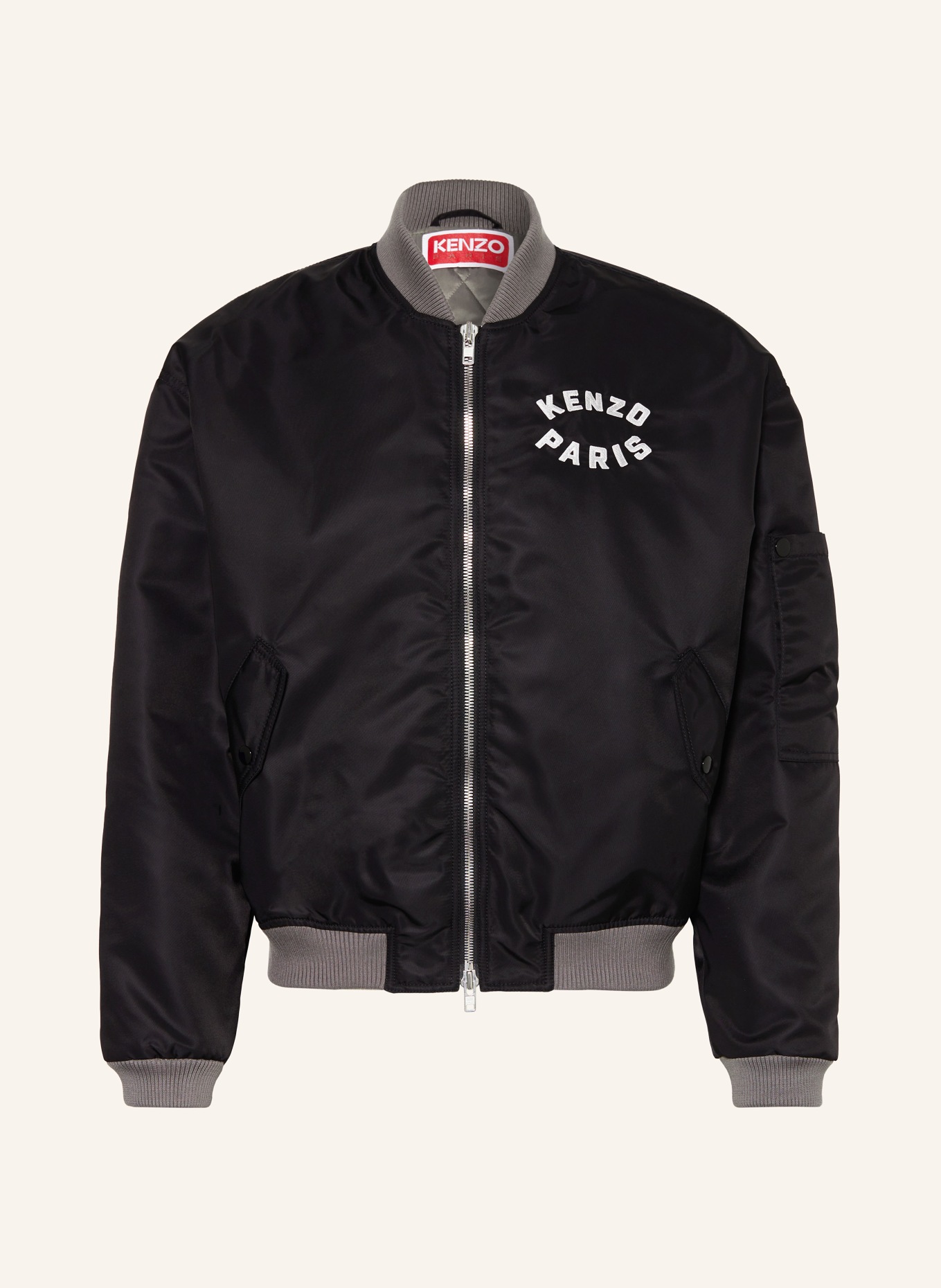 KENZO Bomber jacket, Color: BLACK/ ORANGE/ WHITE (Image 1)