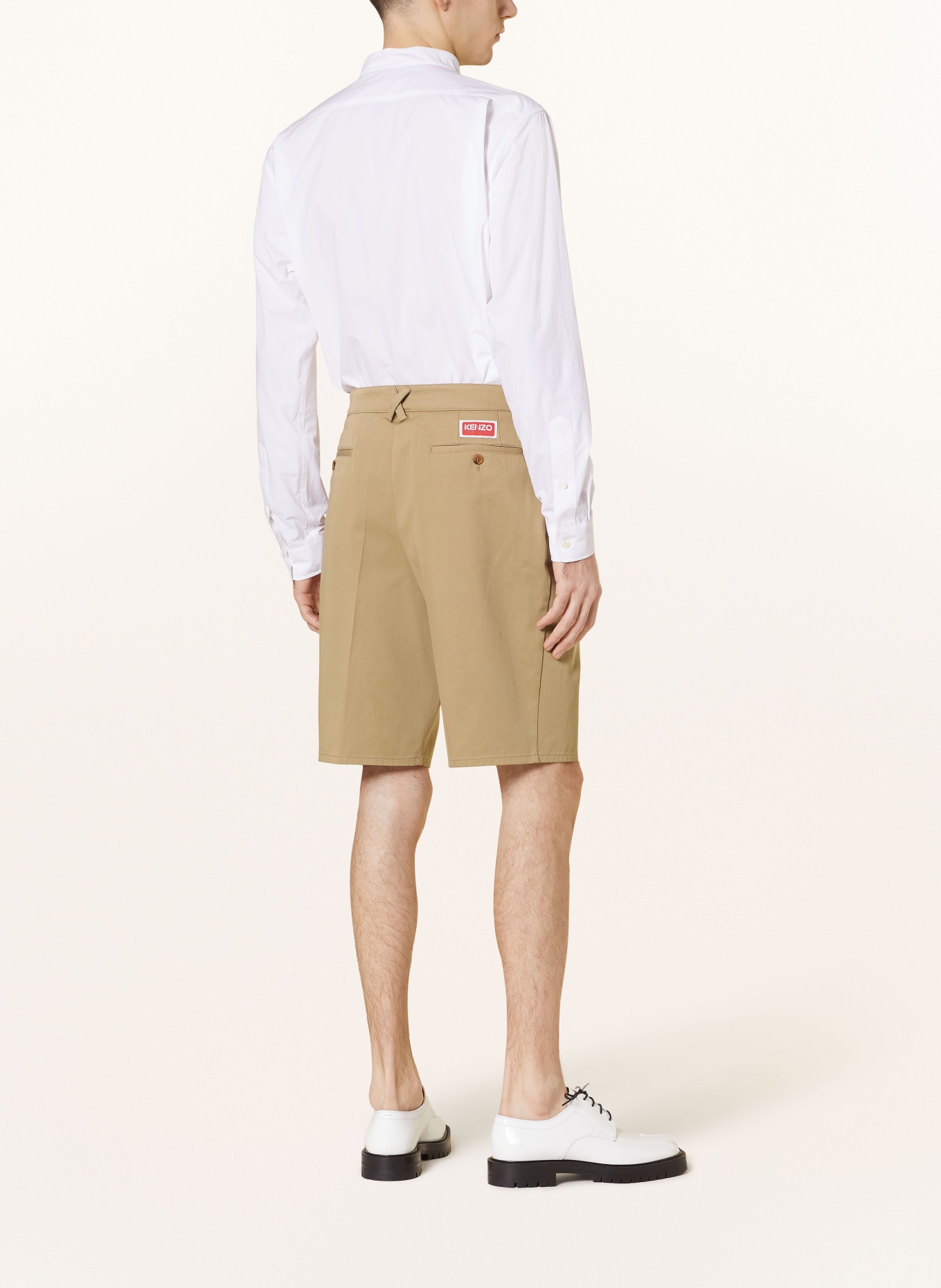 KENZO Chino shorts, Color: CAMEL (Image 3)