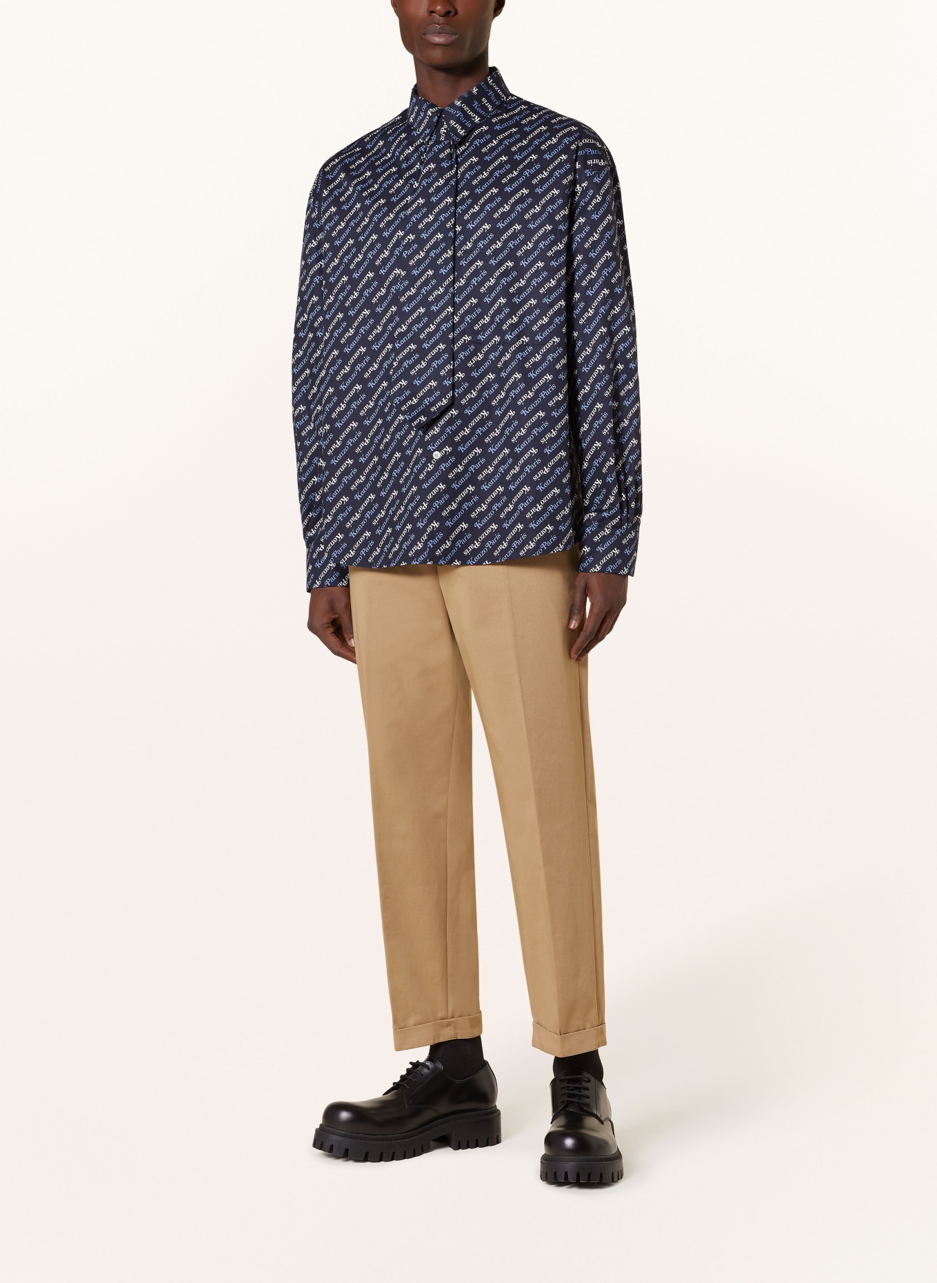 KENZO Oversized-Hemd Comfort Fit, Farbe: DUNKELBLAU/ BLAU/ WEISS (Bild 2)