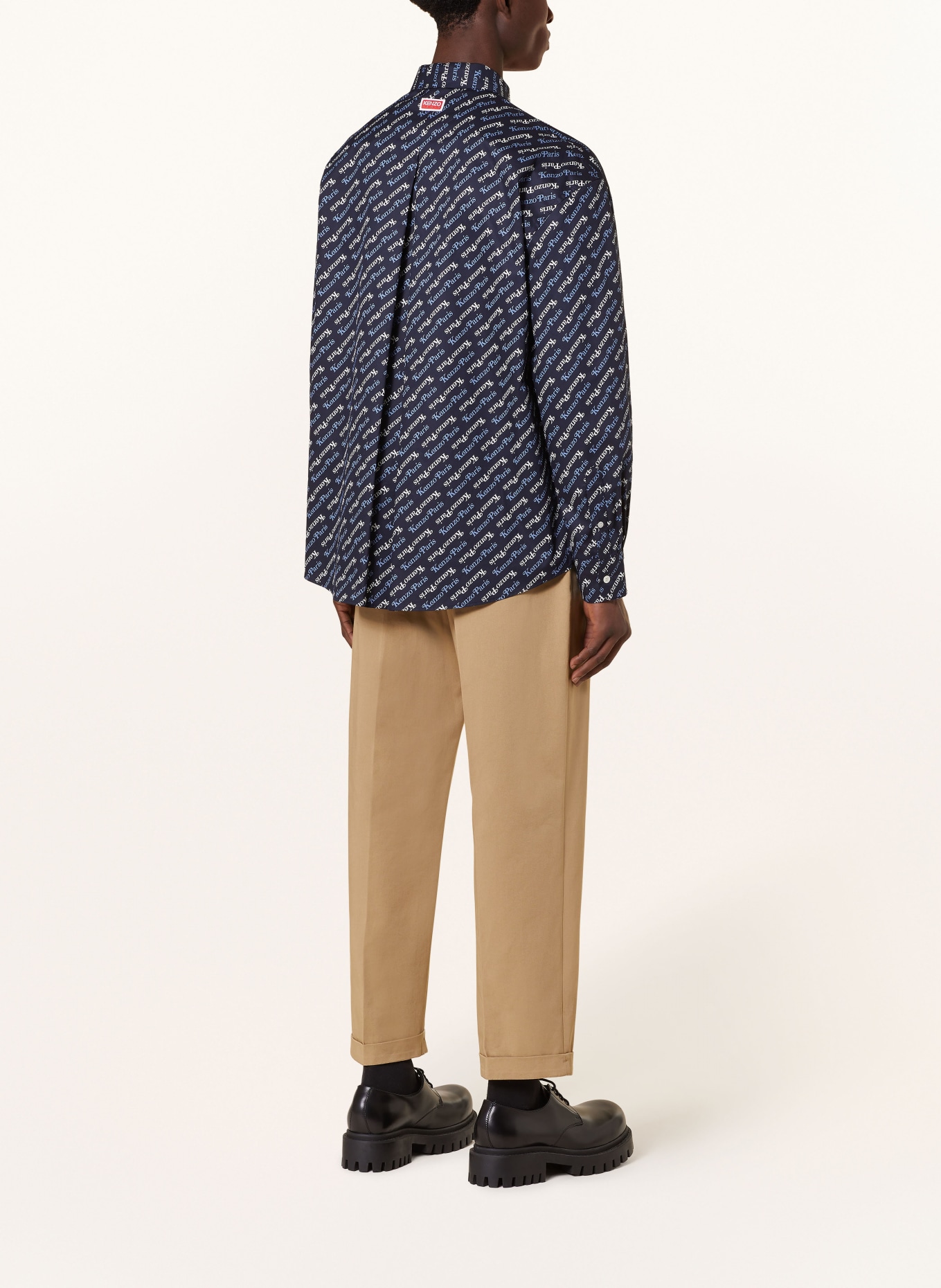 KENZO Oversized-Hemd Comfort Fit, Farbe: DUNKELBLAU/ BLAU/ WEISS (Bild 3)