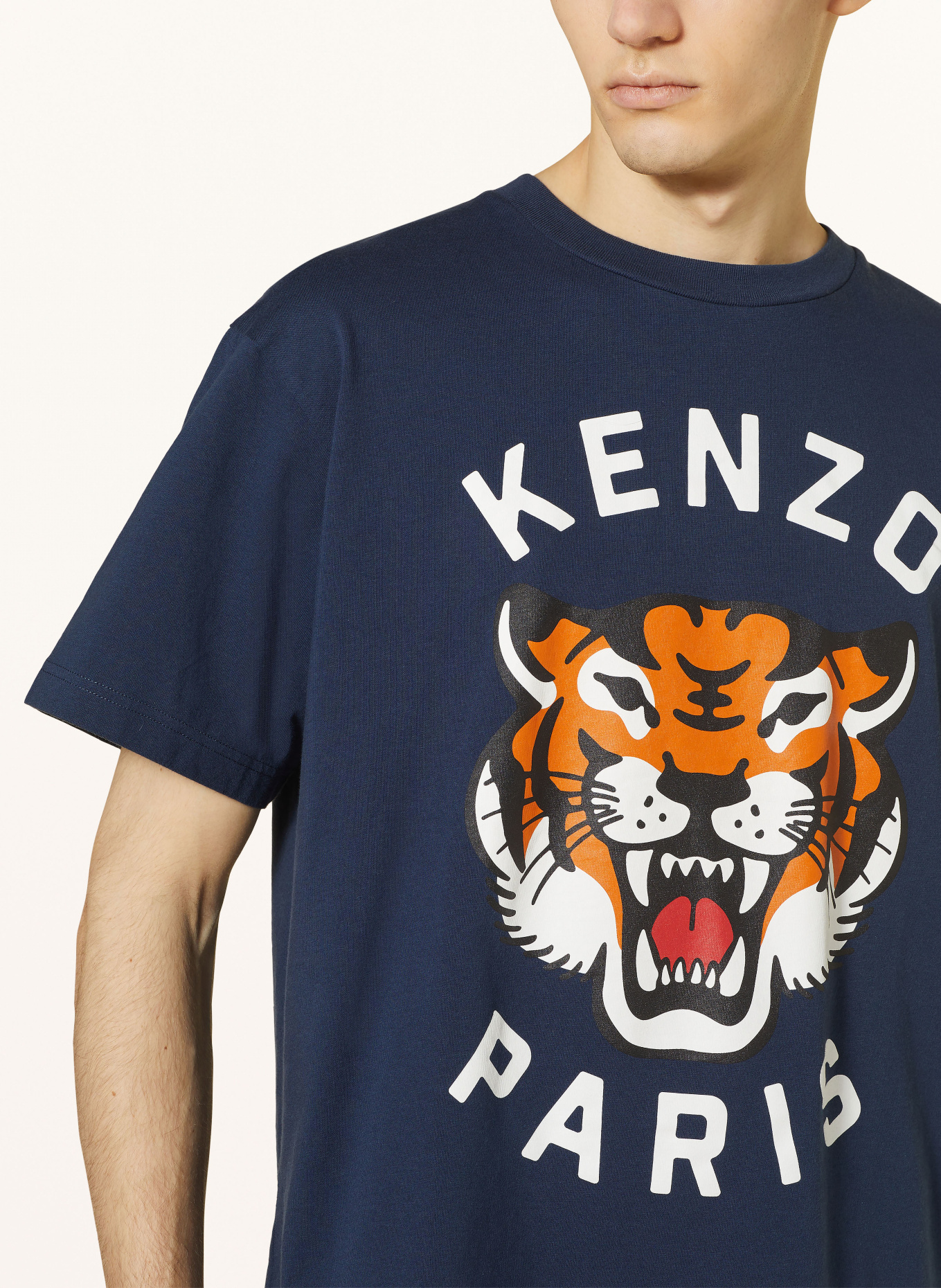 KENZO T-Shirt TIGER, Farbe: DUNKELBLAU/ WEISS/ ORANGE (Bild 4)