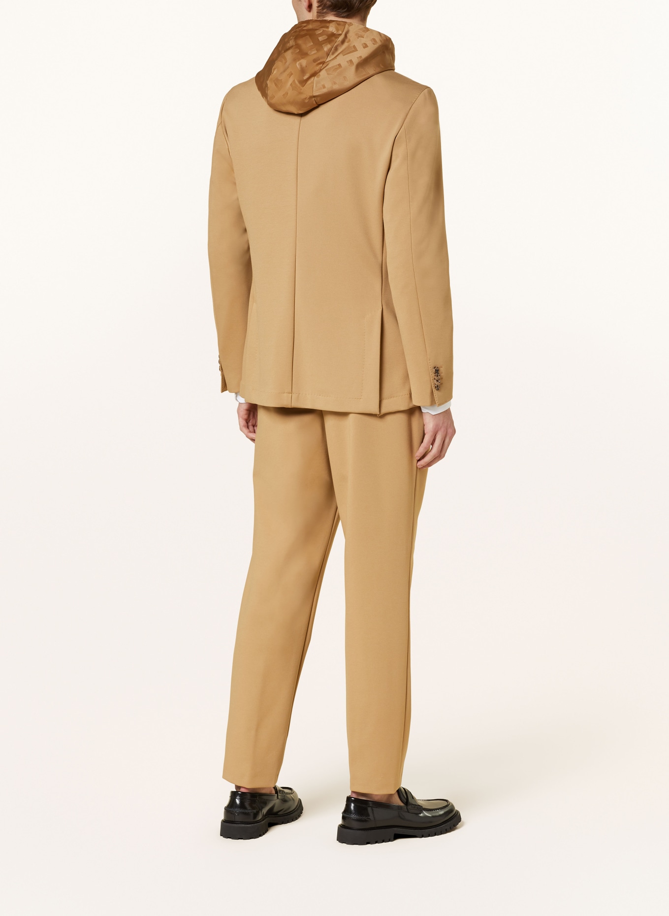 BOSS Jersey jacket HANRY with detachable trim, Color: 260 MEDIUM BEIGE (Image 3)