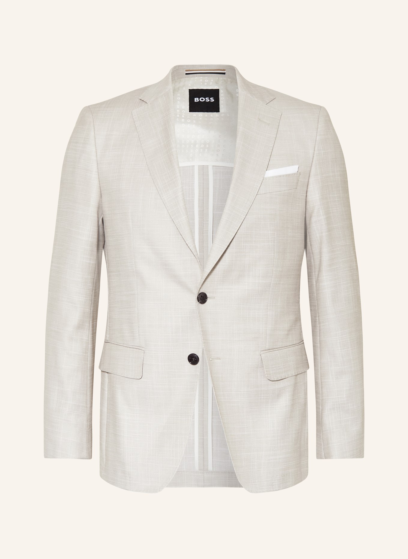 BOSS Tailored jacket HUTSON Slim Fit, Color: 131 Open White (Image 1)