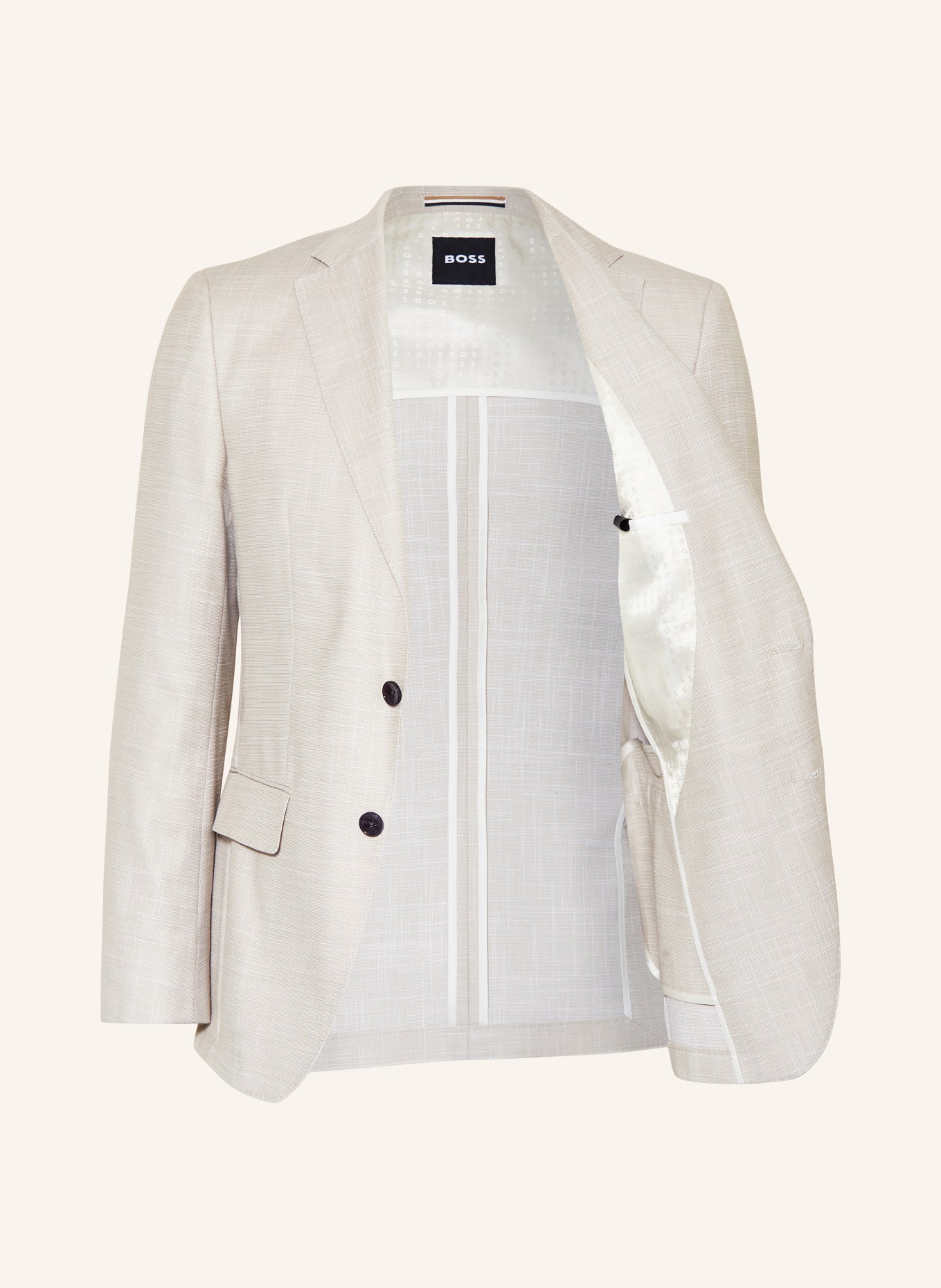 BOSS Tailored jacket HUTSON Slim Fit, Color: 131 Open White (Image 4)