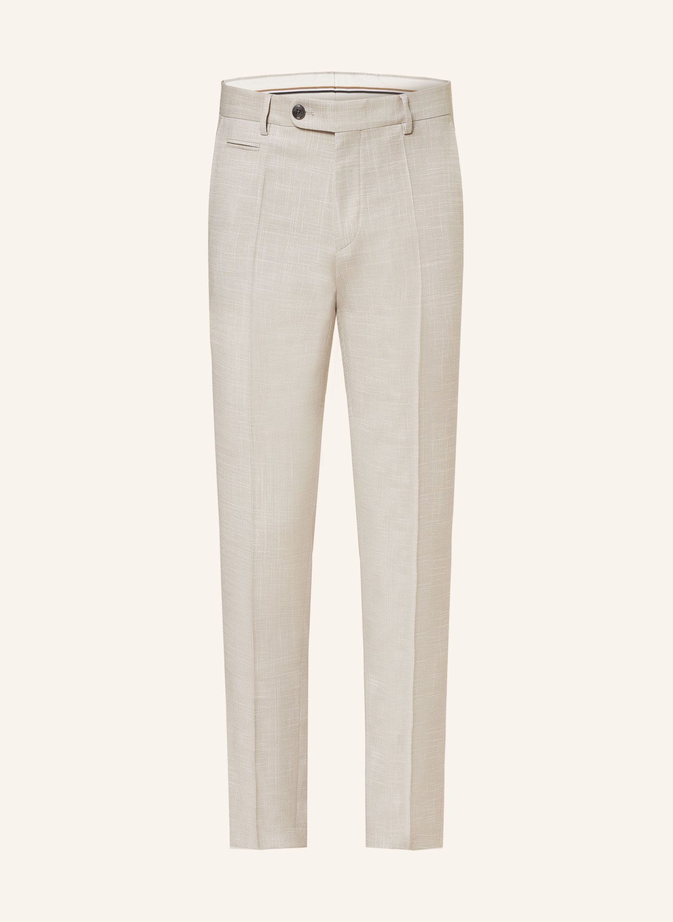 BOSS Suit trousers GENIUS slim fit, Color: 131 Open White (Image 1)