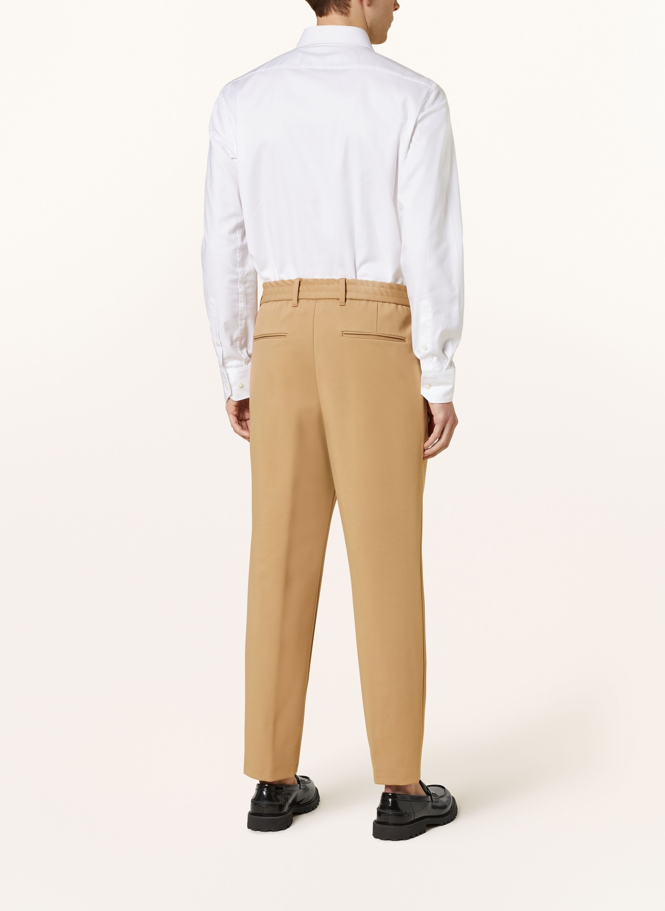 BOSS Trousers PERIN relaxed fit, Color: 260 MEDIUM BEIGE (Image 4)