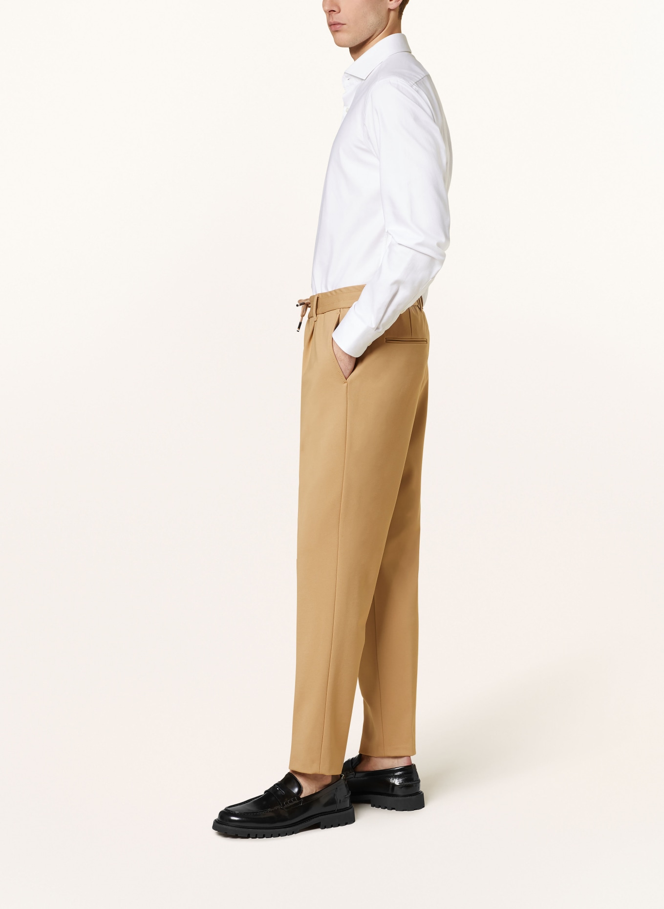 BOSS Trousers PERIN relaxed fit, Color: 260 MEDIUM BEIGE (Image 5)
