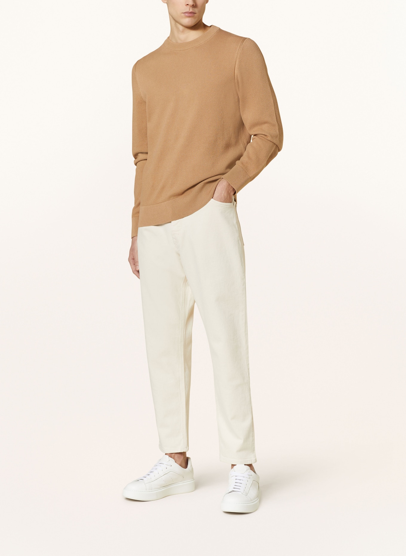 BOSS Sweater ECAIO, Color: BEIGE (Image 2)