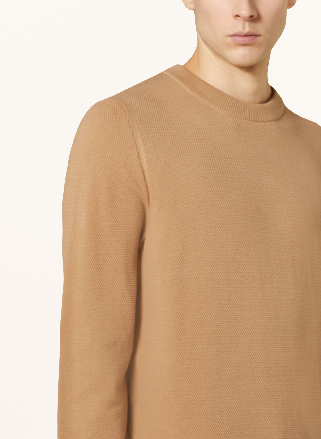 BOSS Sweater ECAIO, Color: BEIGE (Image 4)