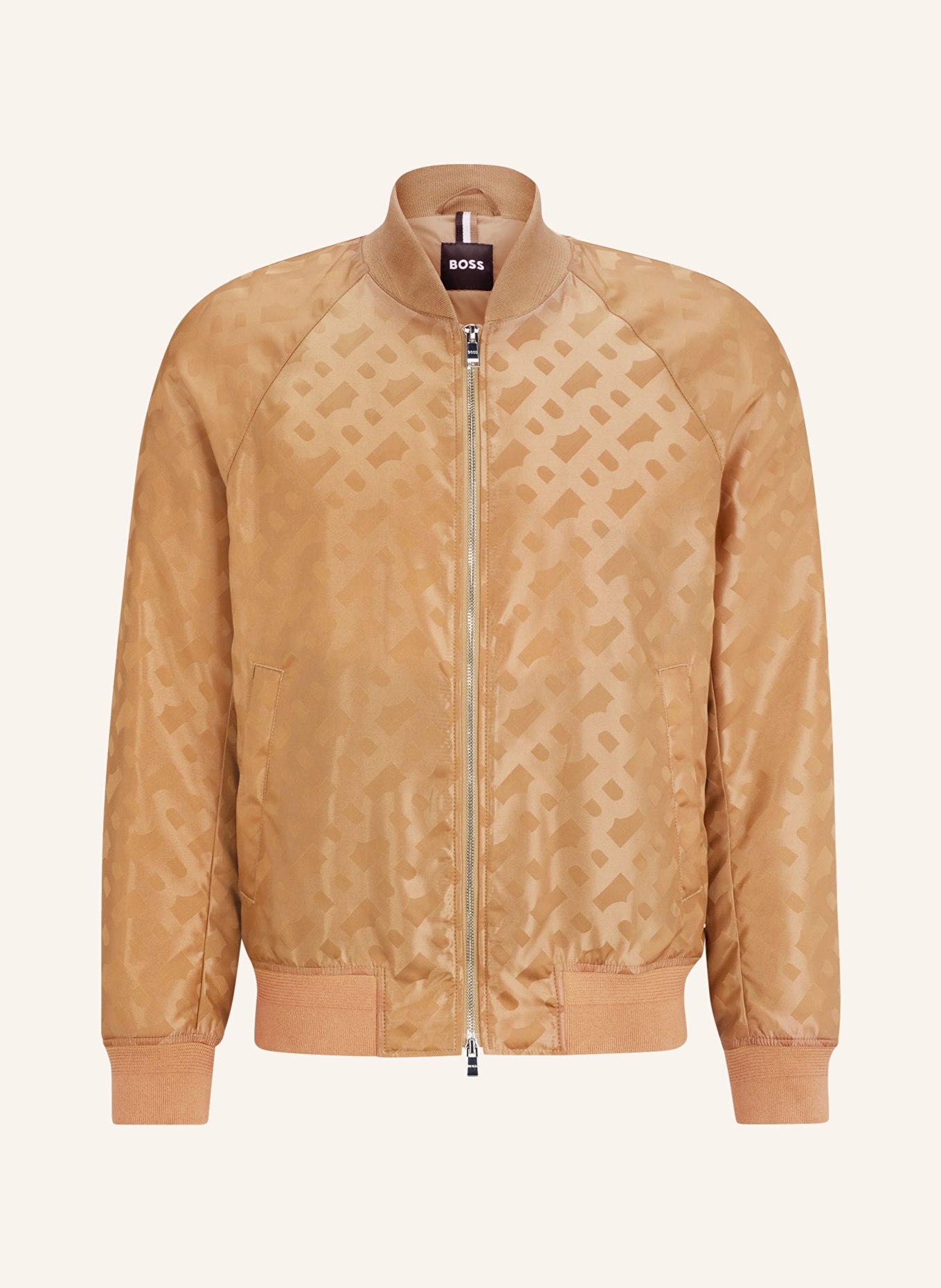 BOSS Bomber jacket CORONDO in beige
