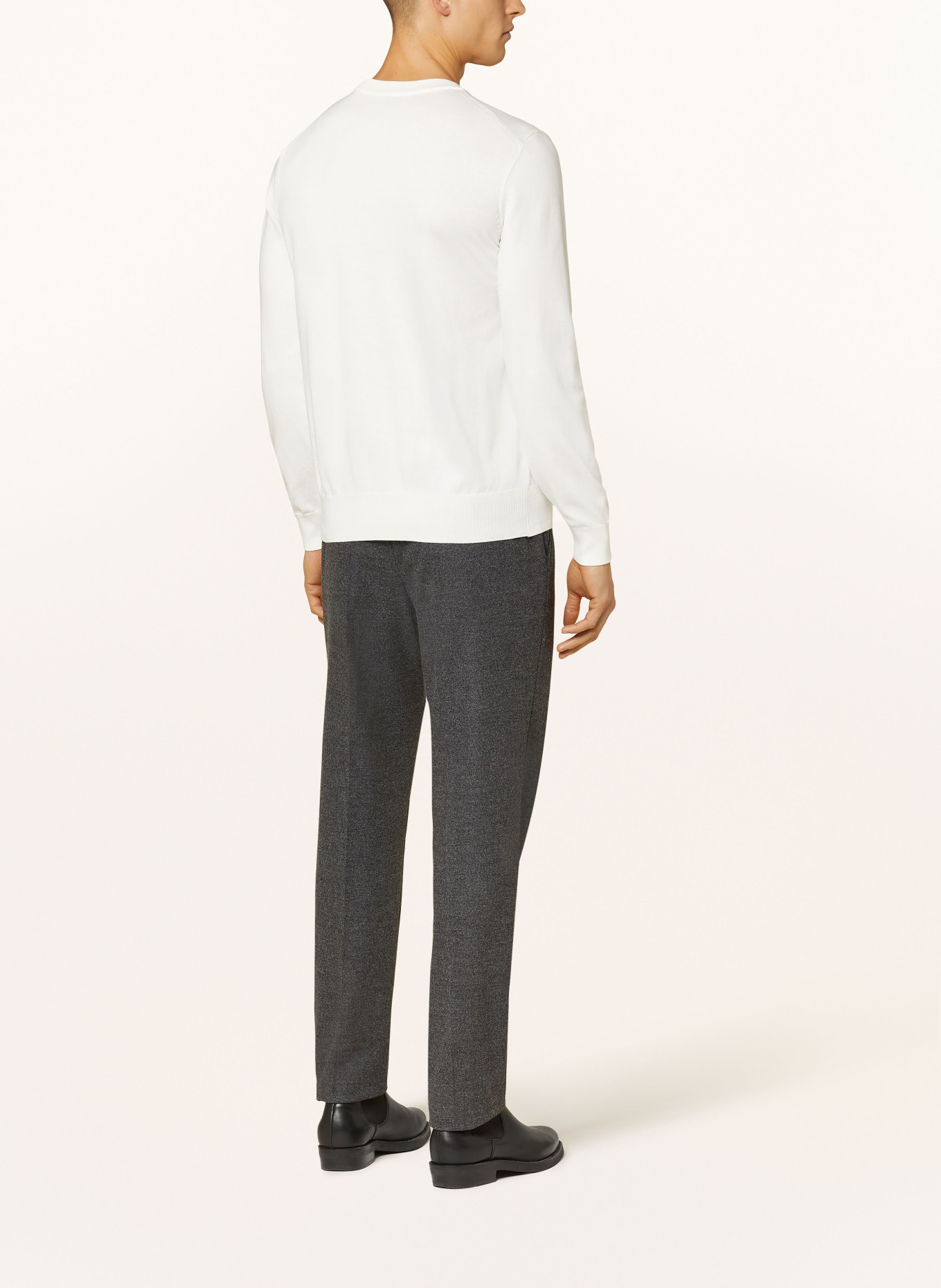 BOSS Pullover PACAS, Farbe: 100 WHITE (Bild 3)