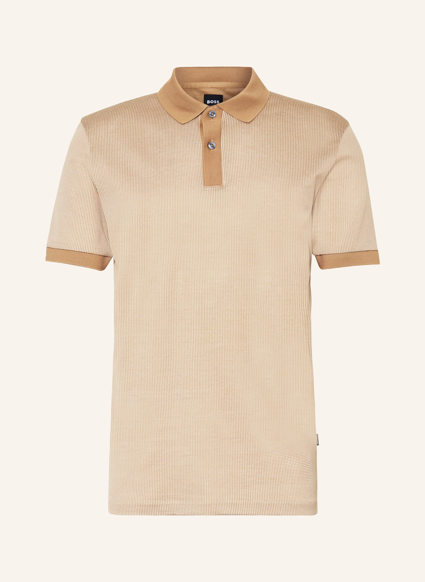 BOSS Polo shirt PARLAY, Color: BEIGE/ CREAM (Image 1)