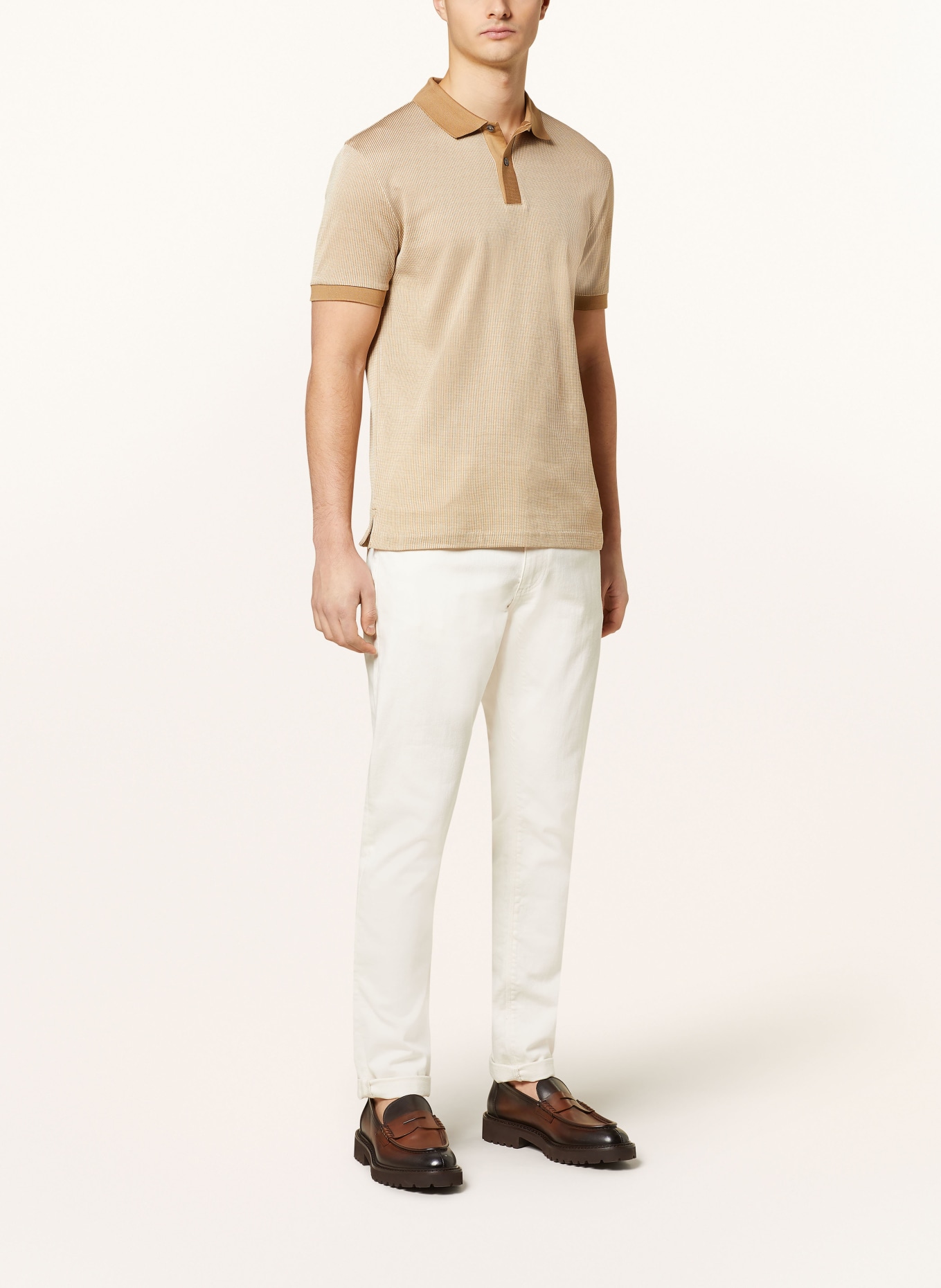 BOSS Polo shirt PARLAY, Color: BEIGE/ CREAM (Image 2)
