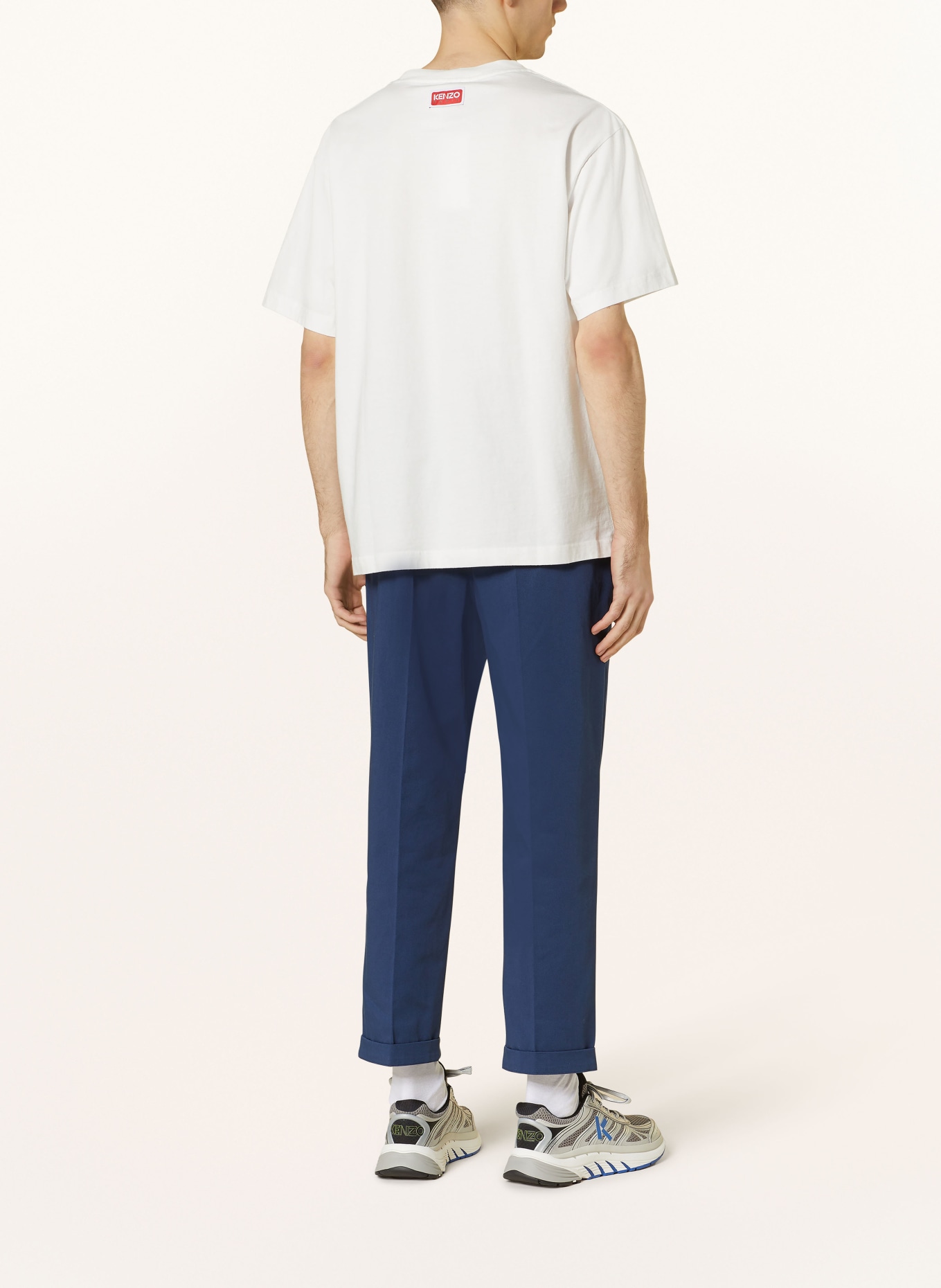 KENZO Oversized-Shirt TIGER, Farbe: WEISS/ ROT/ ORANGE (Bild 3)