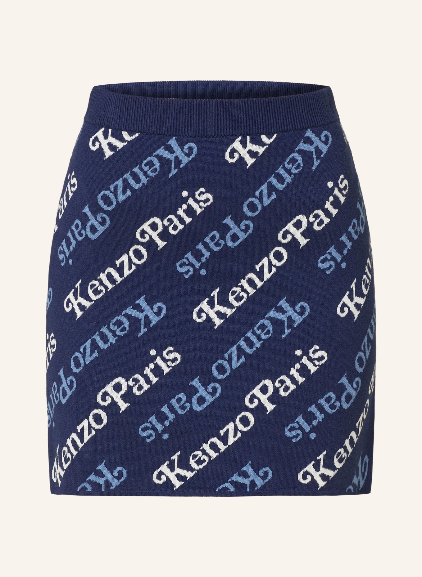 KENZO Knit skirt KENZO BY VERDY, Color: DARK BLUE/ BLUE/ WHITE (Image 1)