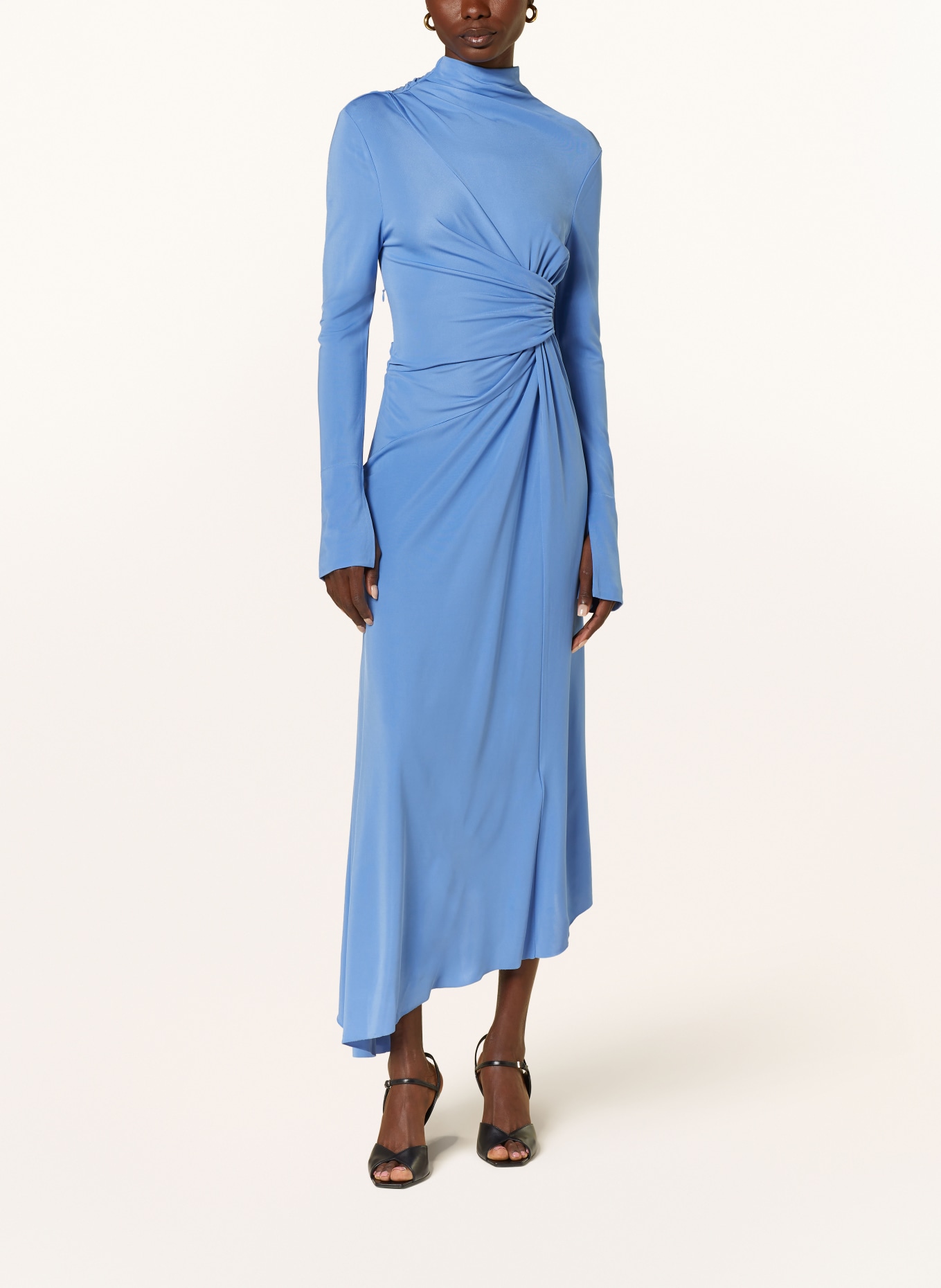 VICTORIABECKHAM Jersey dress, Color: LIGHT BLUE (Image 2)