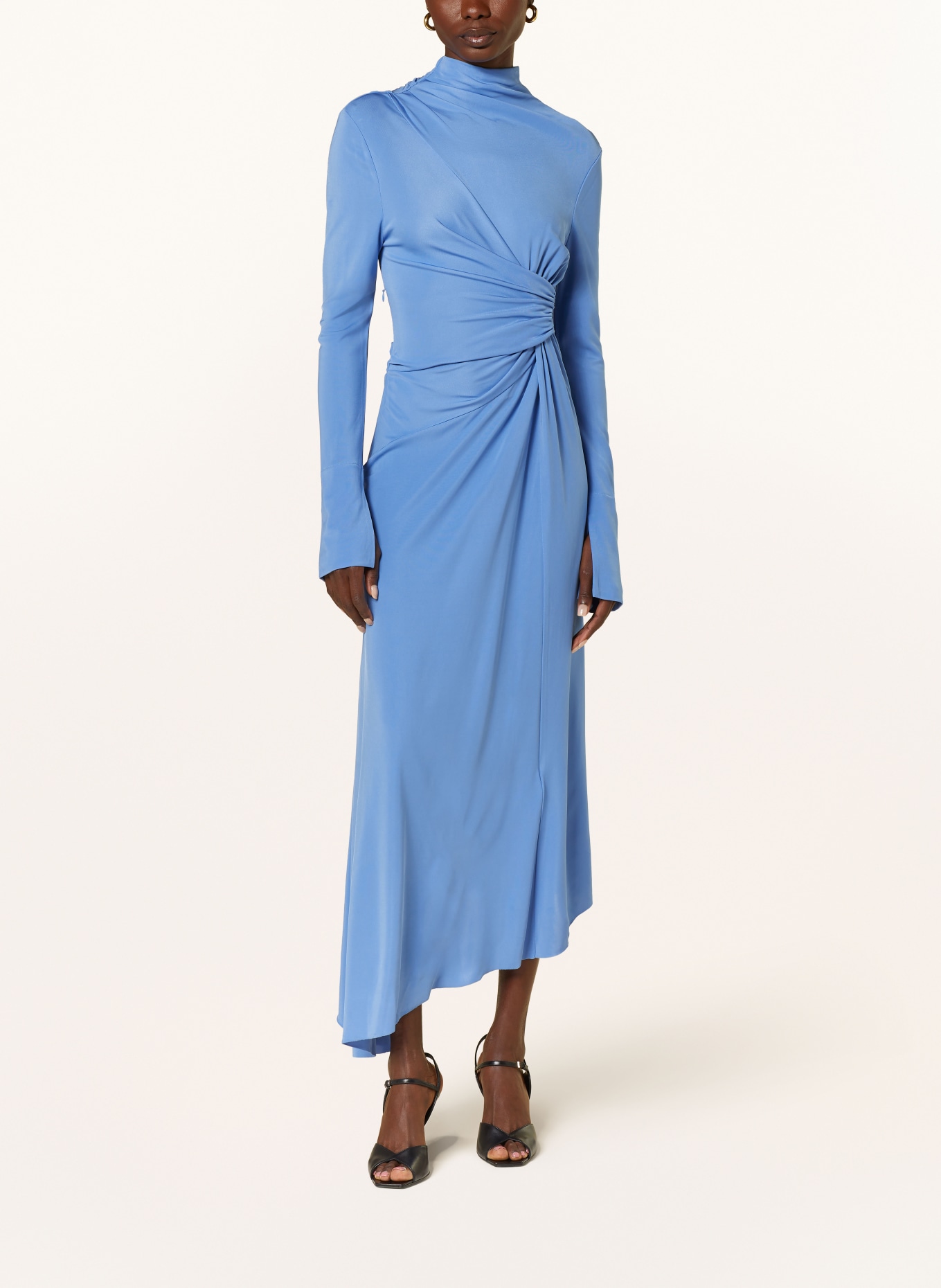 VICTORIA BECKHAM Jersey dress: LIGHT BLUE