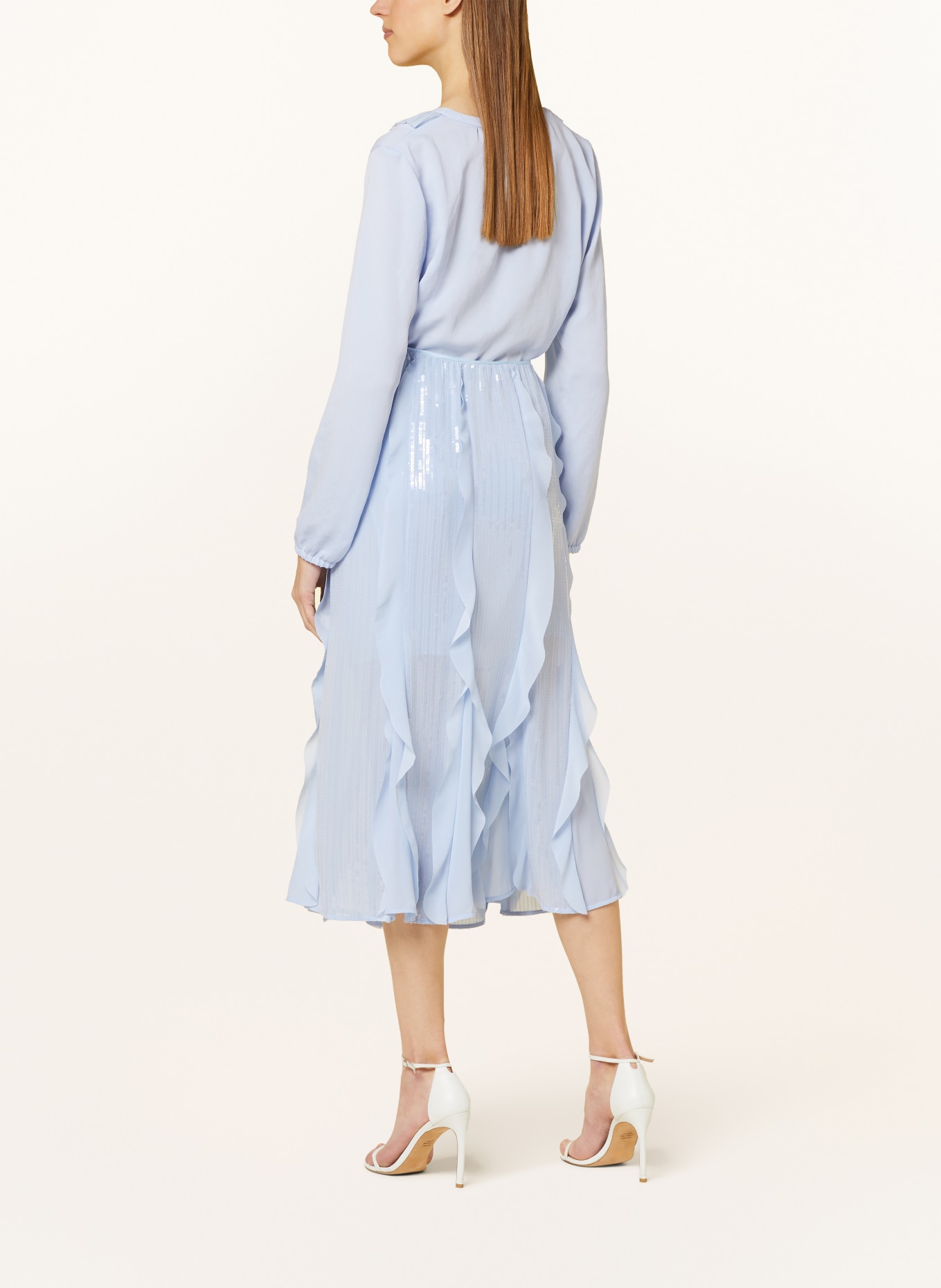 MARC CAIN Shirt blouse, Color: 320 soft summer sky (Image 3)