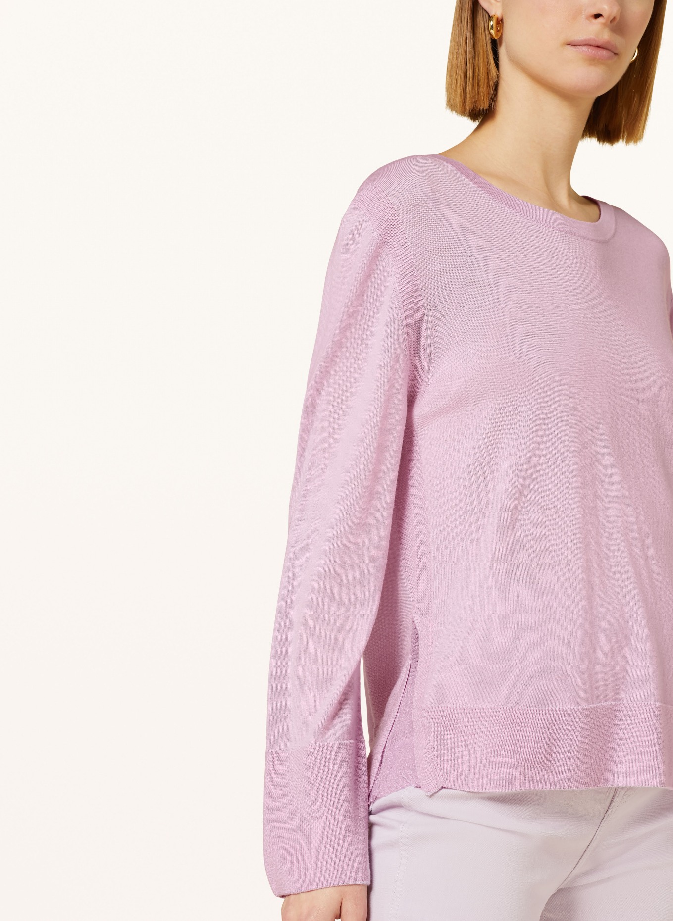 MARC CAIN Sweter, Kolor: 709 pink lavender (Obrazek 4)