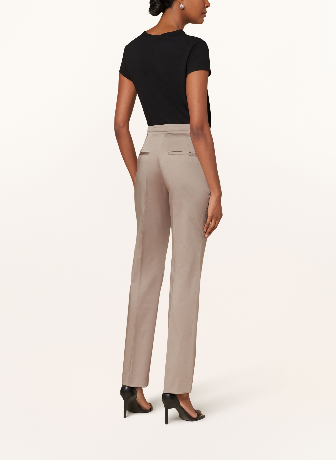 BOSS Trousers TEMARTHA2, Color: BEIGE (Image 3)