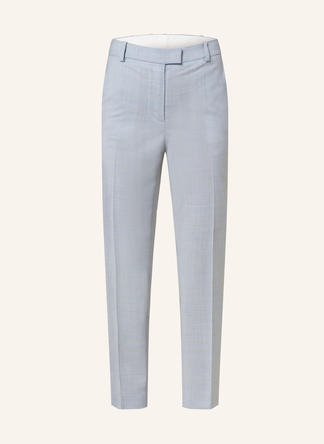 BOSS Trousers TAMATA, Color: LIGHT BLUE/ LIGHT ORANGE (Image 1)