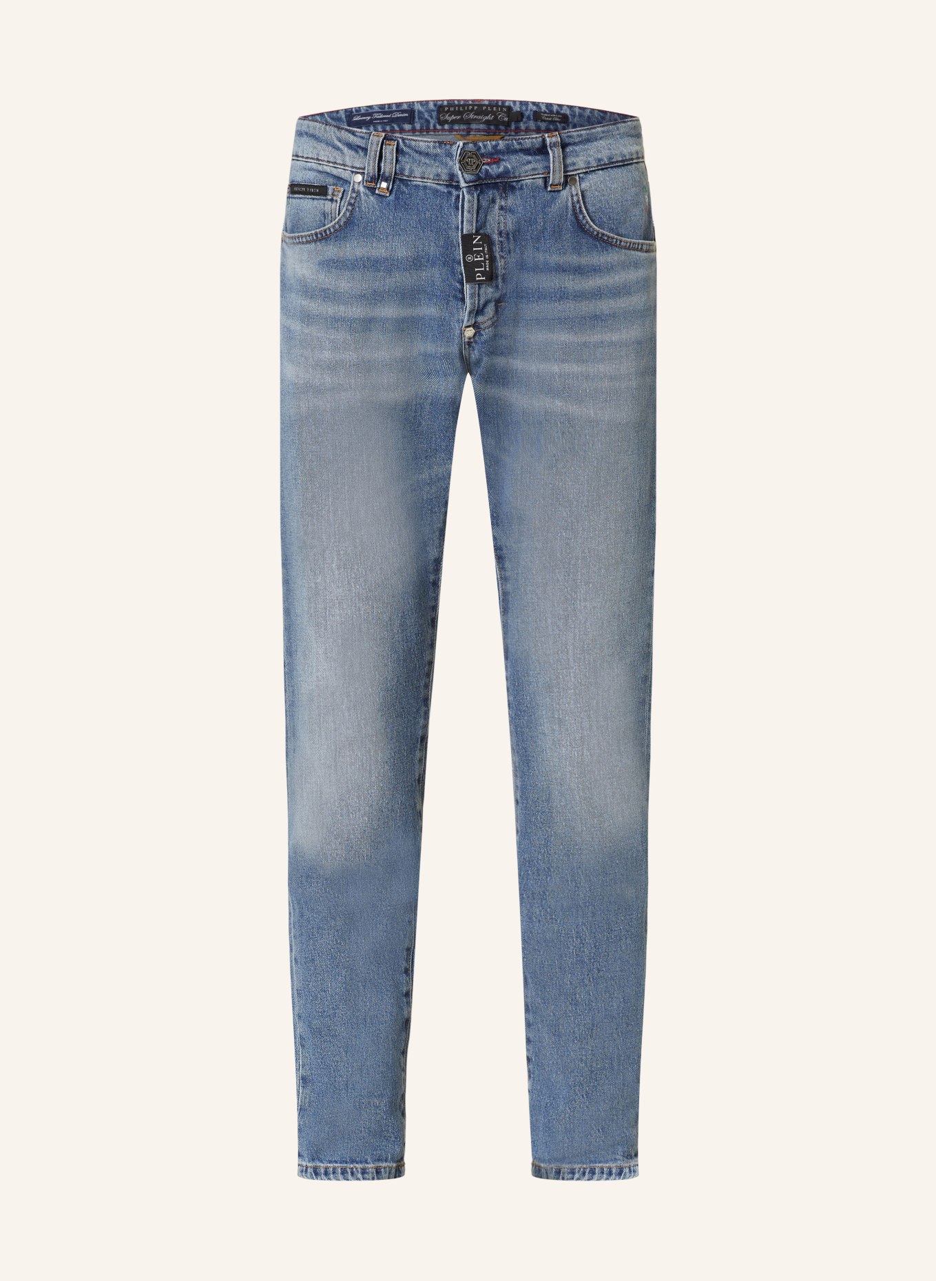 PHILIPP PLEIN Jeans Super Straight Fit, Farbe: BLAU (Bild 1)