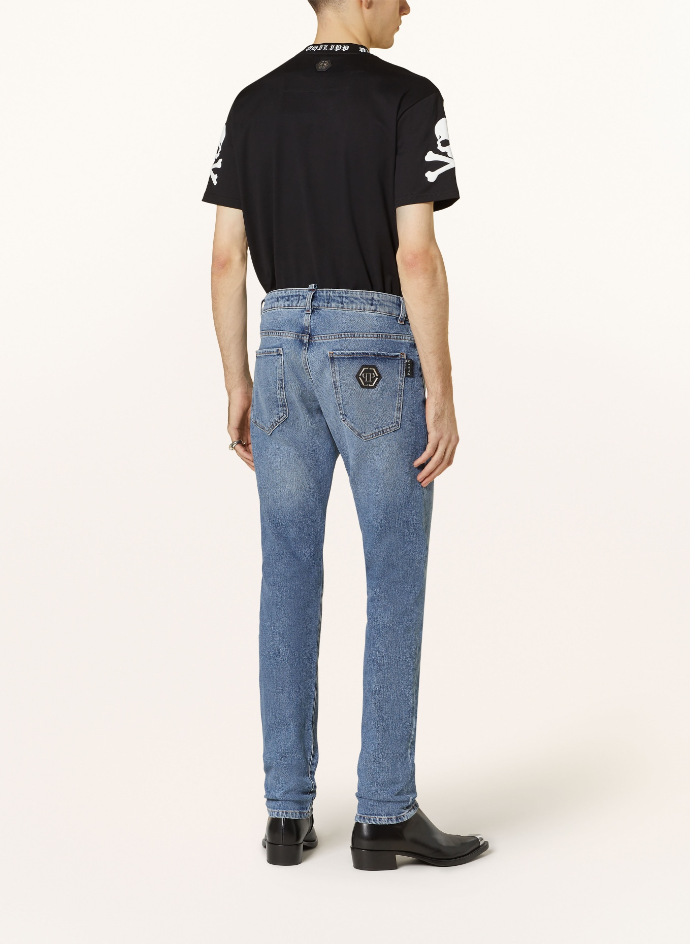 PHILIPP PLEIN Jeans Super Straight Fit, Farbe: BLAU (Bild 3)