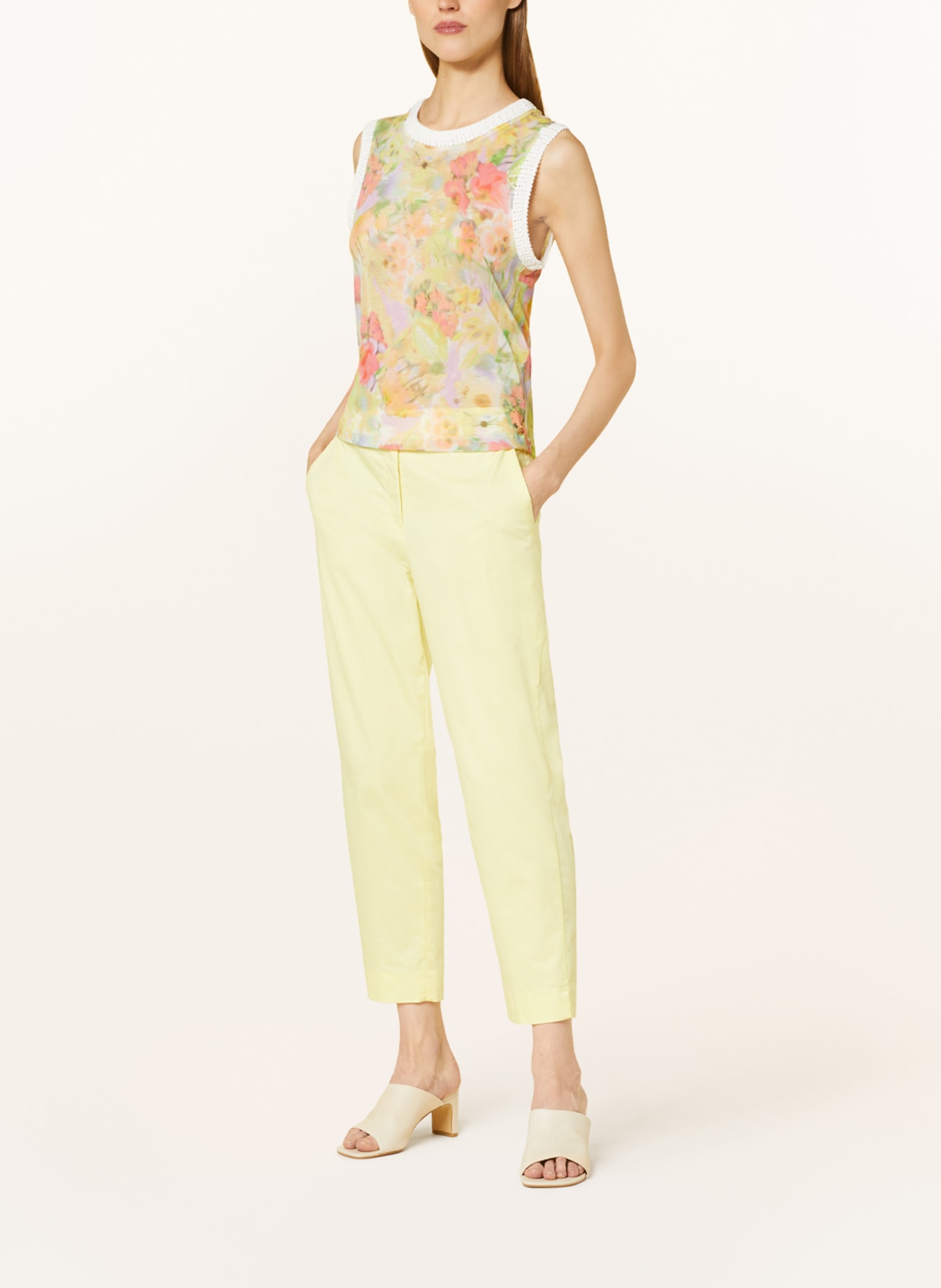 MARC CAIN Knit top, Color: 420 pale lemon (Image 2)