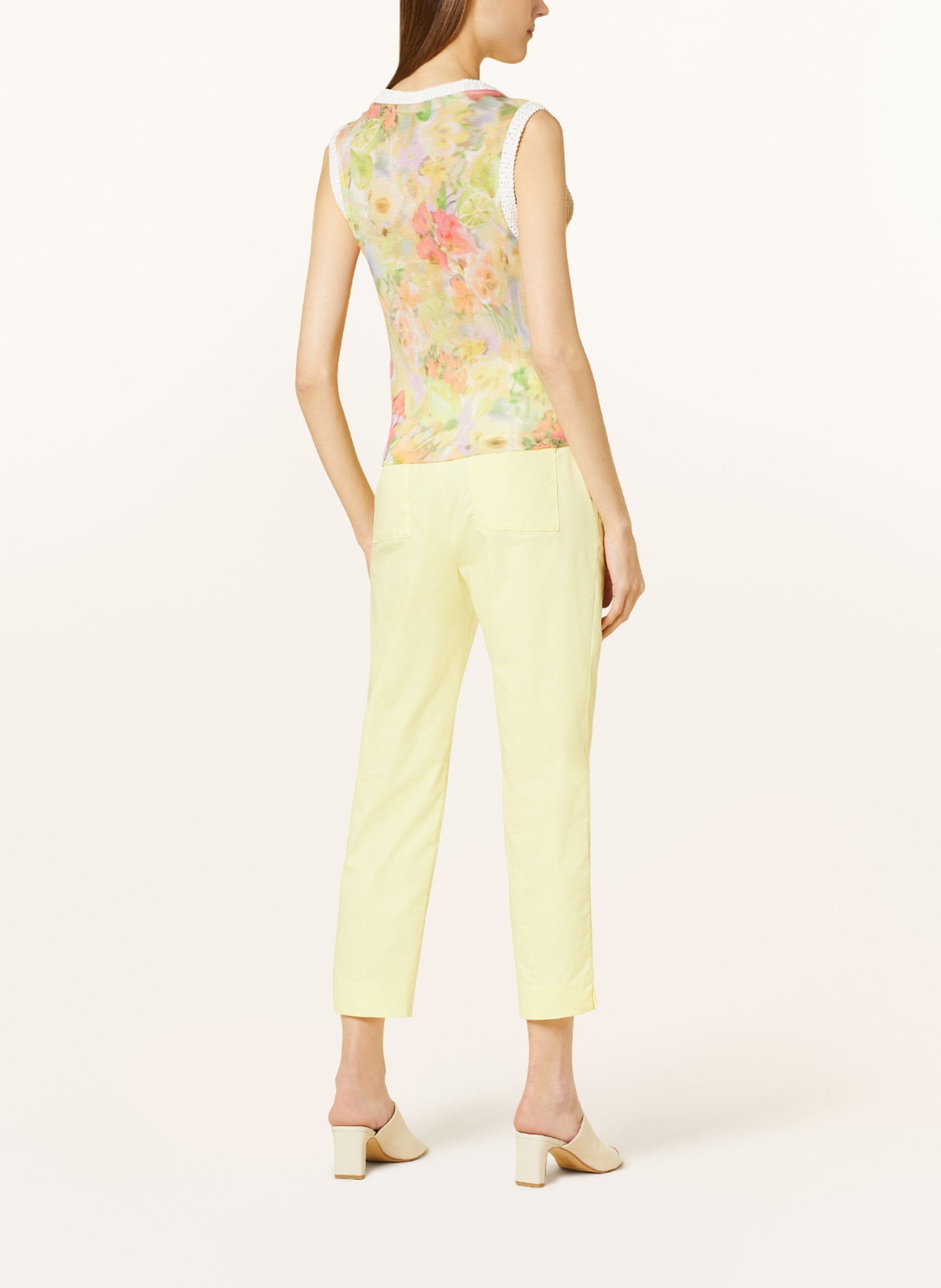 MARC CAIN Knit top, Color: 420 pale lemon (Image 3)
