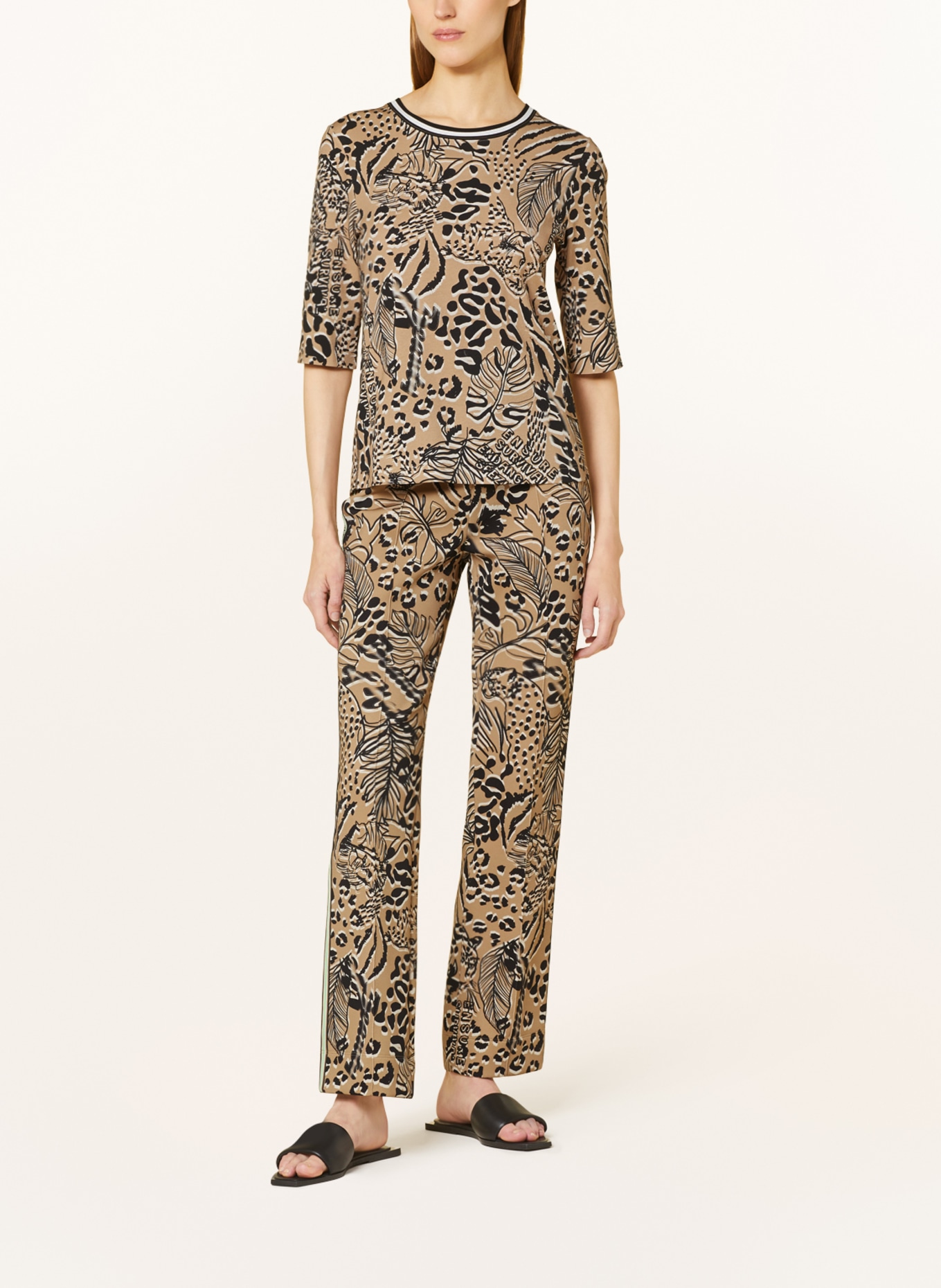 MARC CAIN Shirt with 3/4 sleeves: 626 bright camel