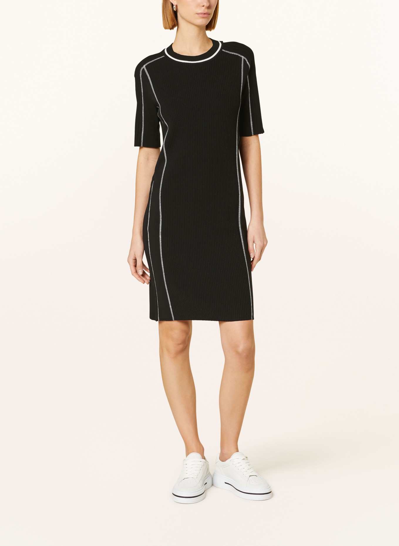 MARC CAIN Knit dress, Color: 900 BLACK (Image 2)