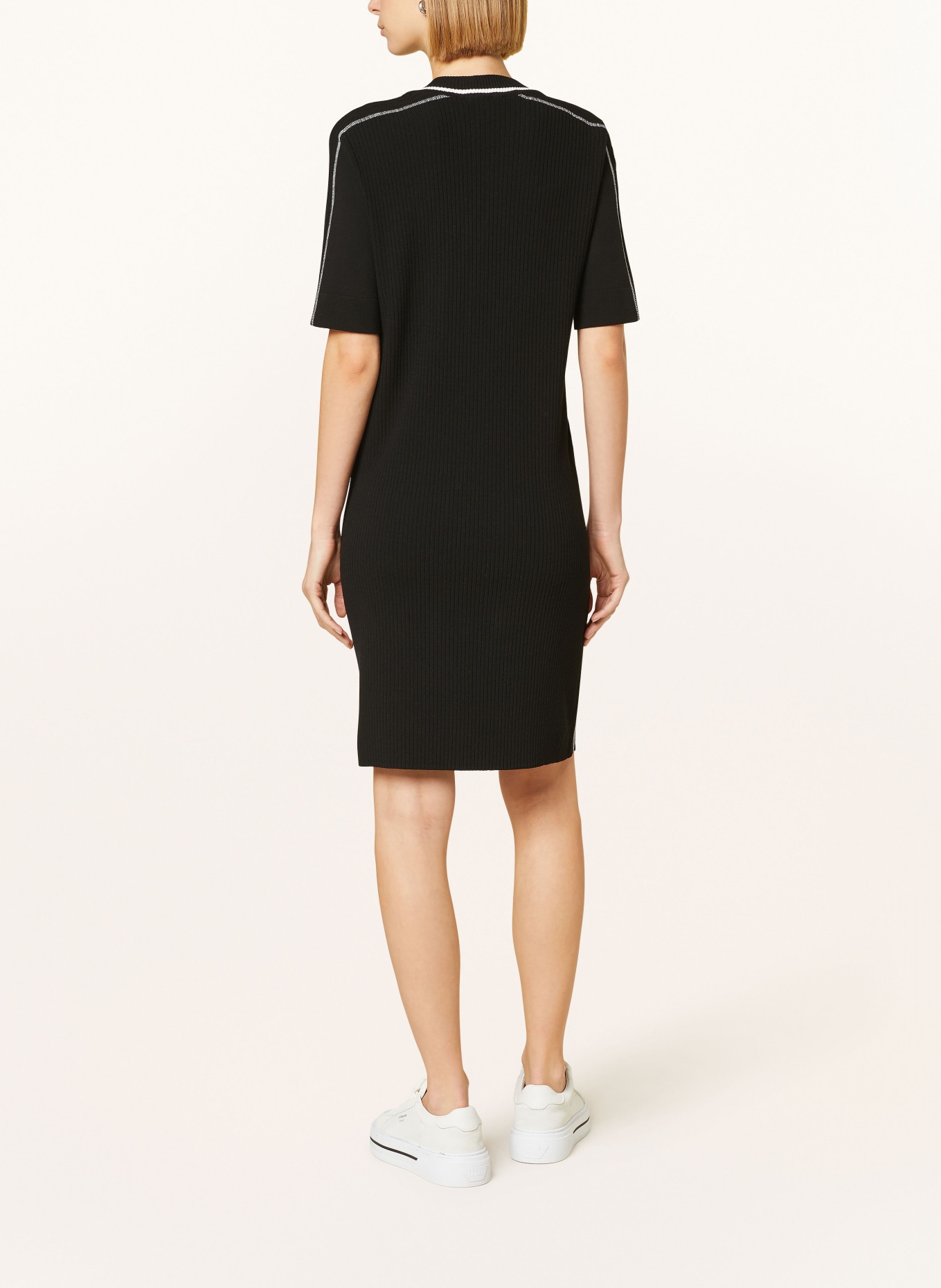 MARC CAIN Pletené šaty, Barva: 900 BLACK (Obrázek 3)