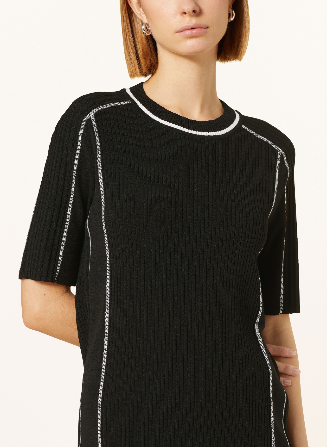 MARC CAIN Knit dress, Color: 900 BLACK (Image 4)