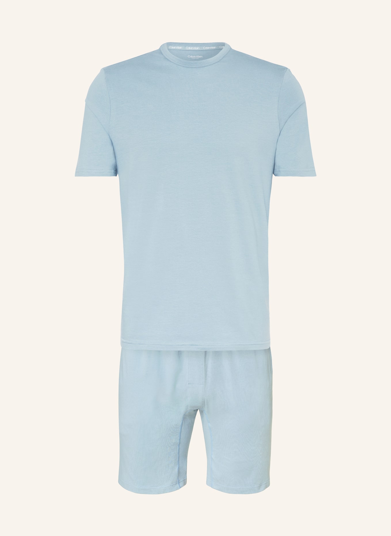 Calvin Klein Piżama z szortami COTTON STRETCH, Kolor: NIEBIESKI (Obrazek 1)