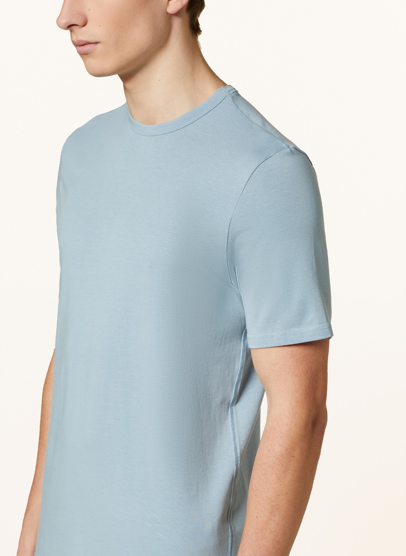 Calvin Klein Shorty-Schlafanzug COTTON STRETCH, Farbe: BLAU (Bild 5)
