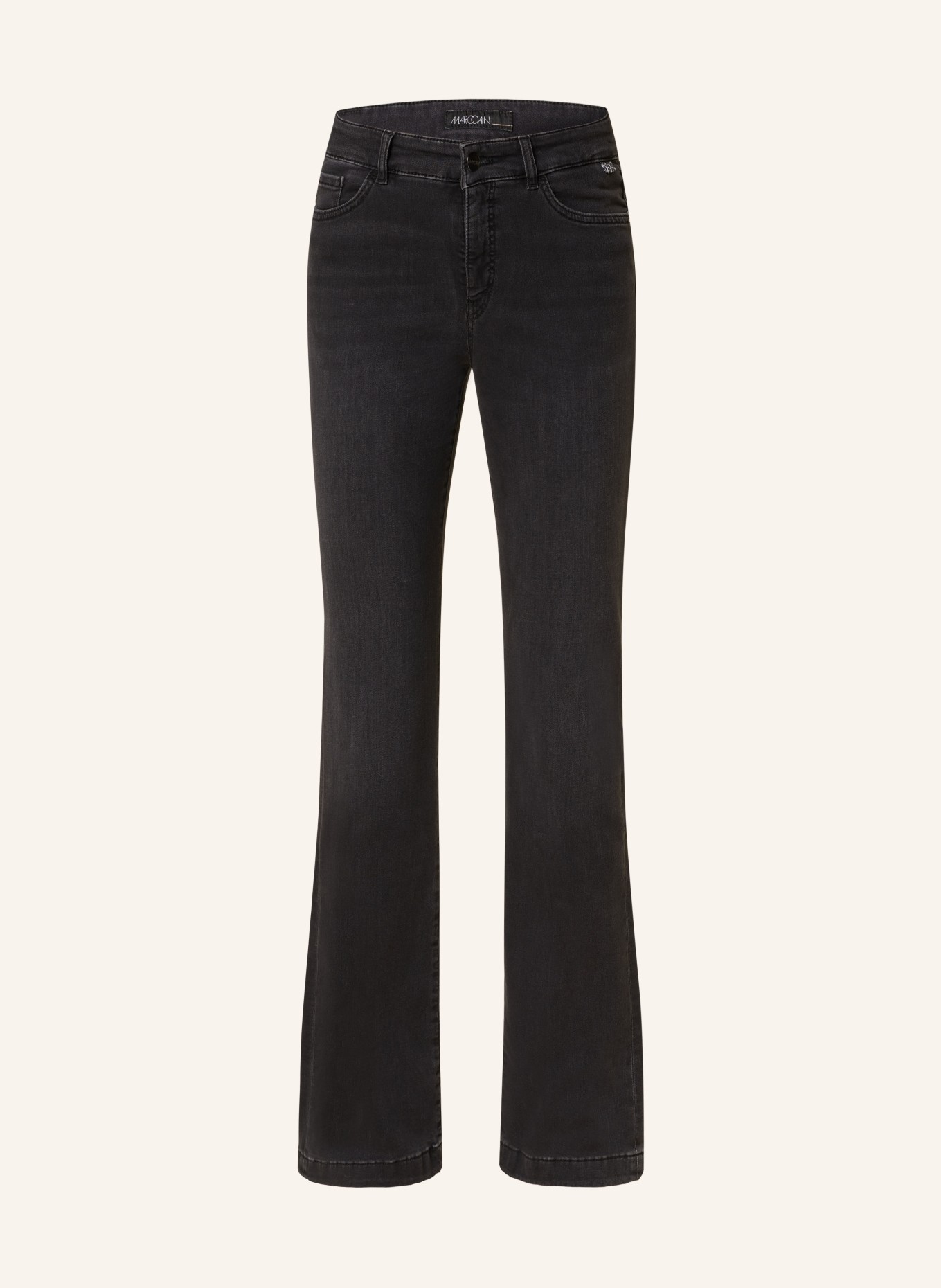 MARC CAIN Flared Jeans, Farbe: 880 anthrazit(Bild null)