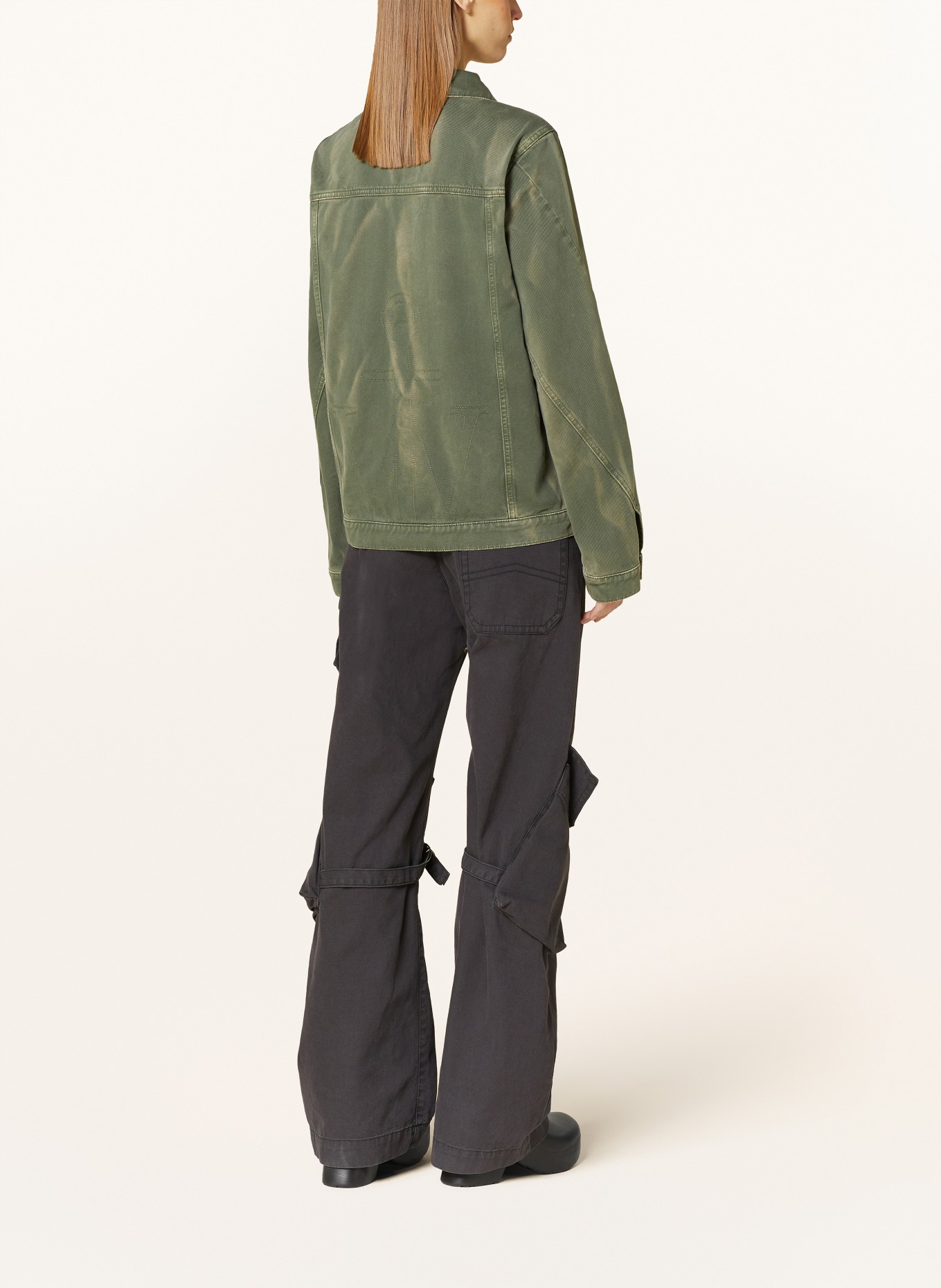 JW ANDERSON Denim jacket, Color: GREEN (Image 3)