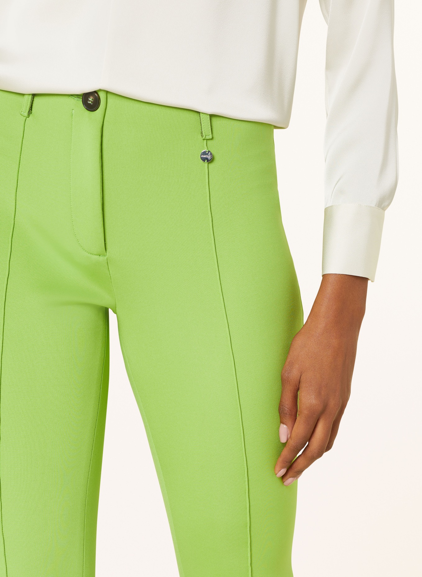 MARC CAIN Trousers, Color: 527 granny smith (Image 5)