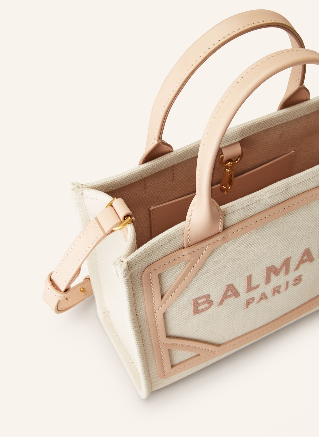 BALMAIN Handbag B-ARMY, Color: CREAM/ NUDE (Image 3)